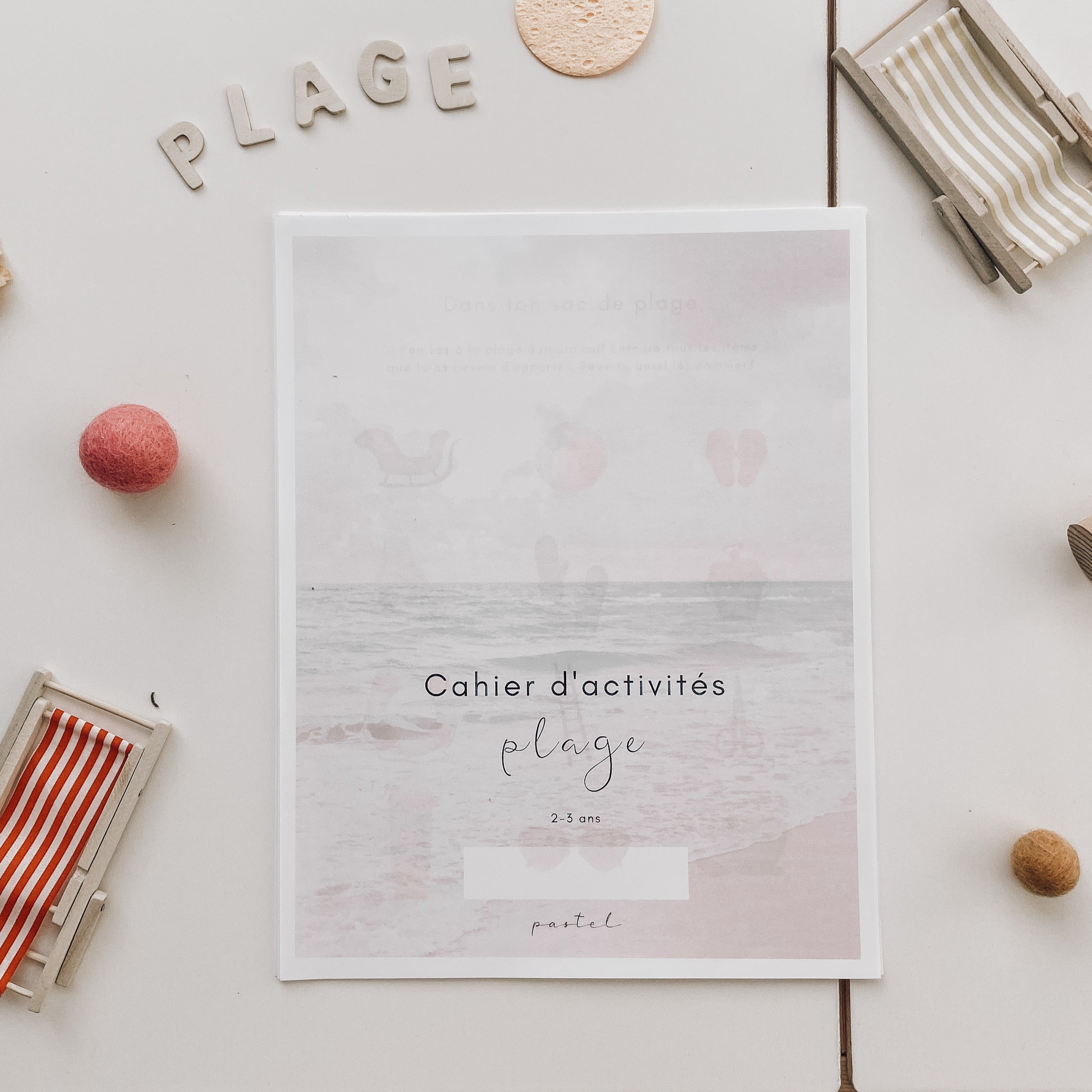 Cahier d'activités à télécharger - Plage