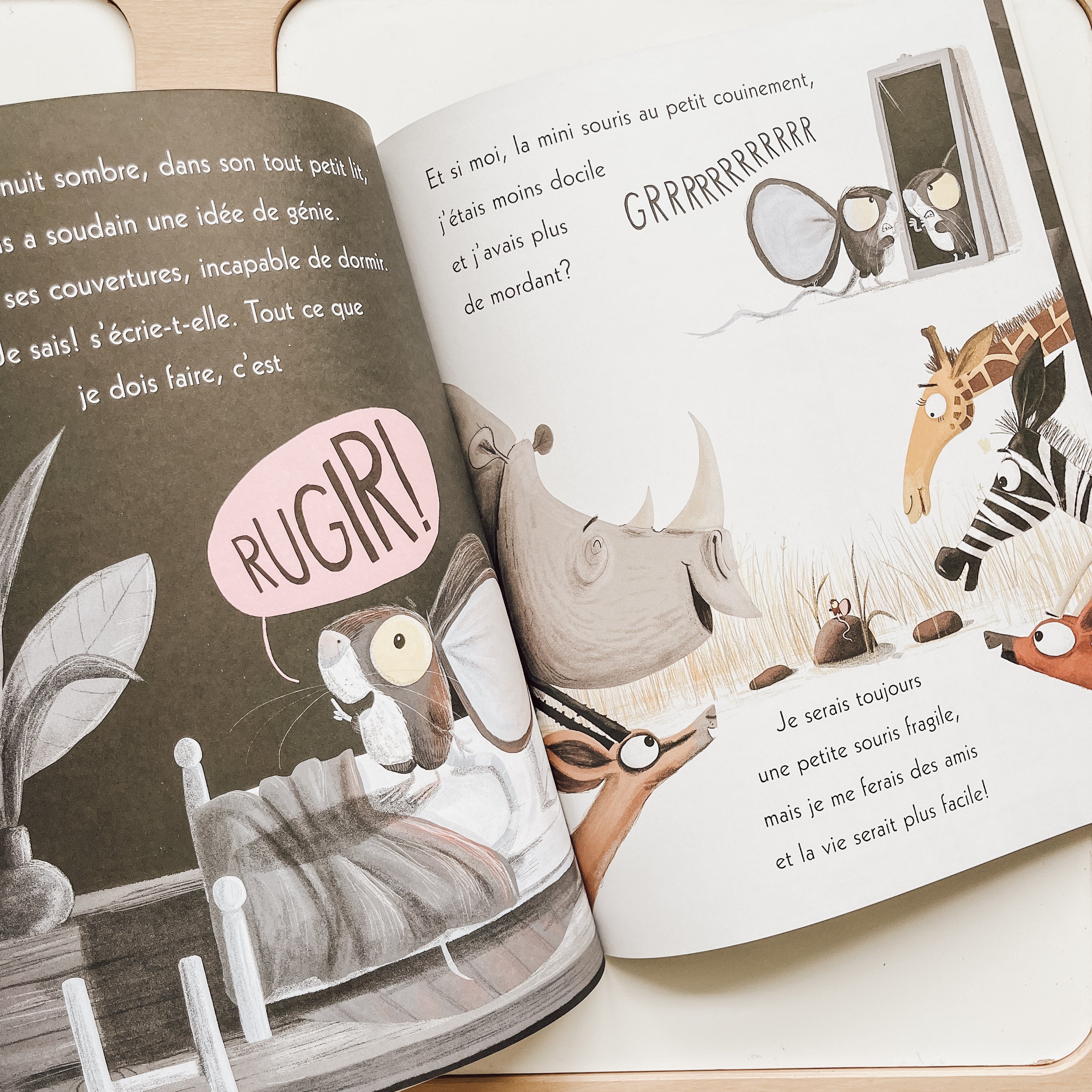 Livre d'histoire - La souris qui rugit