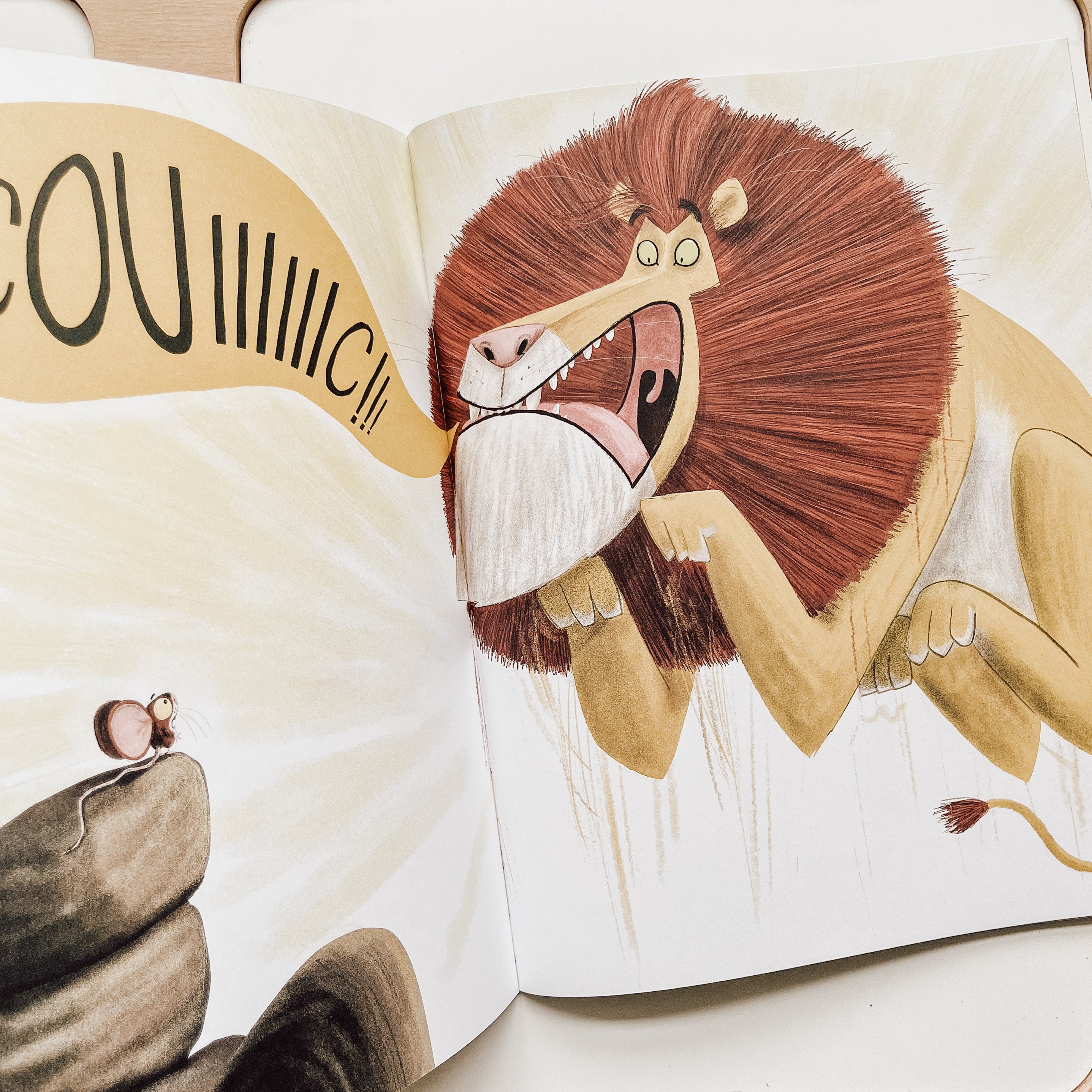 Livre d'histoire - La souris qui rugit