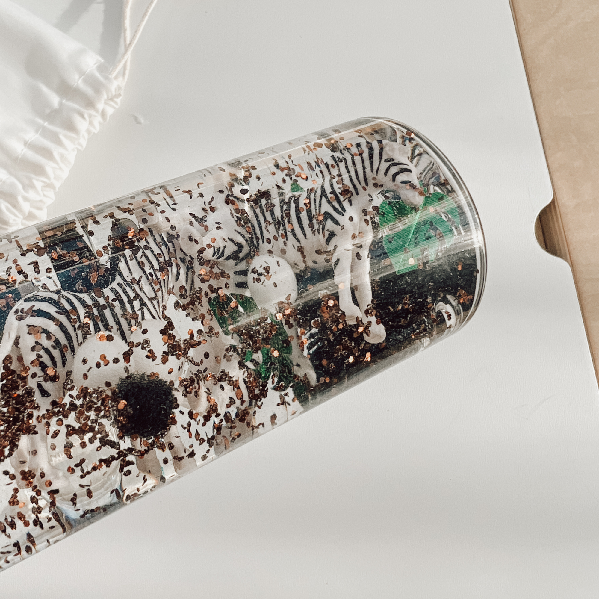 Bouteille sensorielle - Zèbres