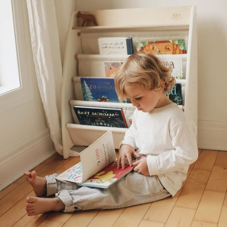 Bibliothèque pour enfants en tissu