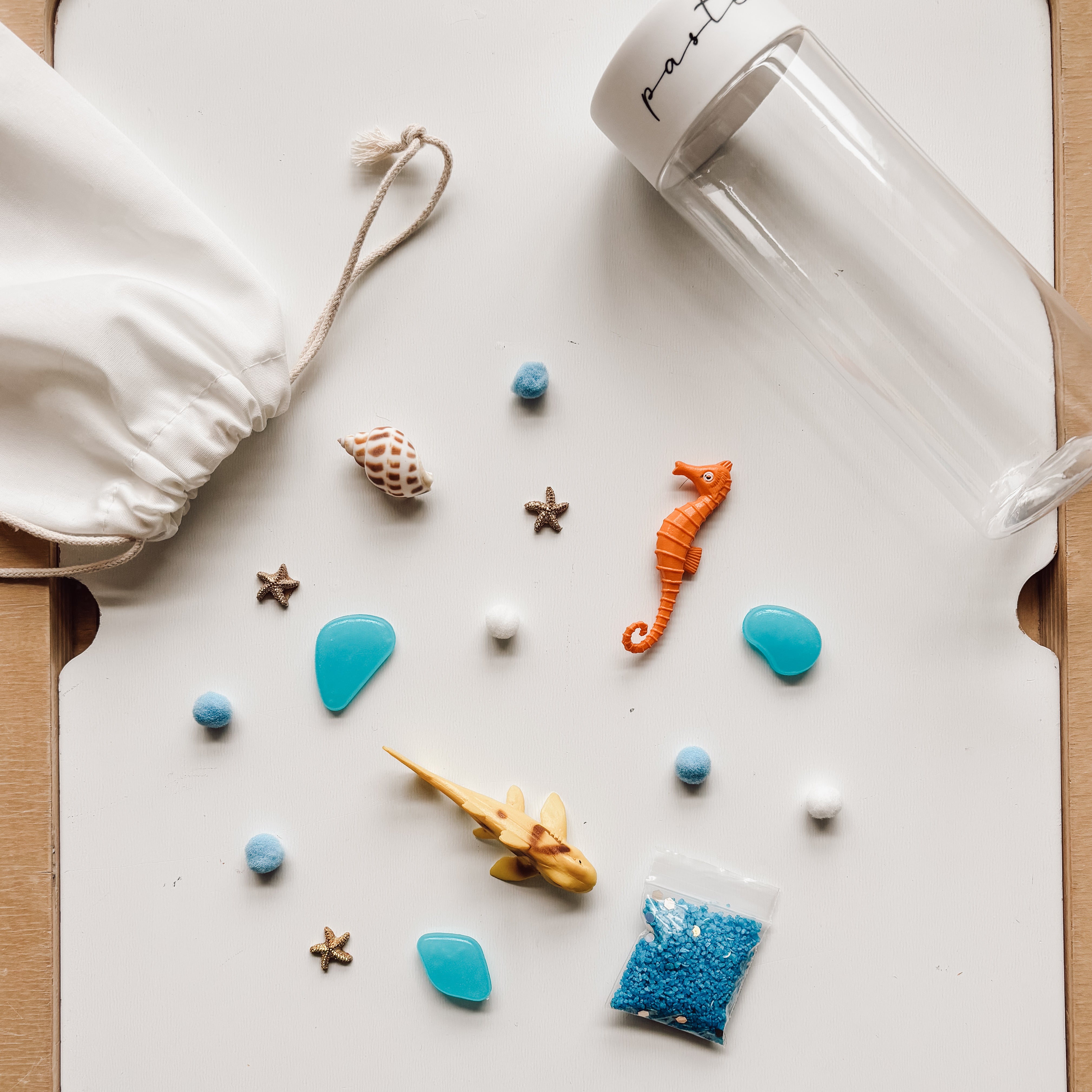 Bouteille sensorielle - Monde aquatique