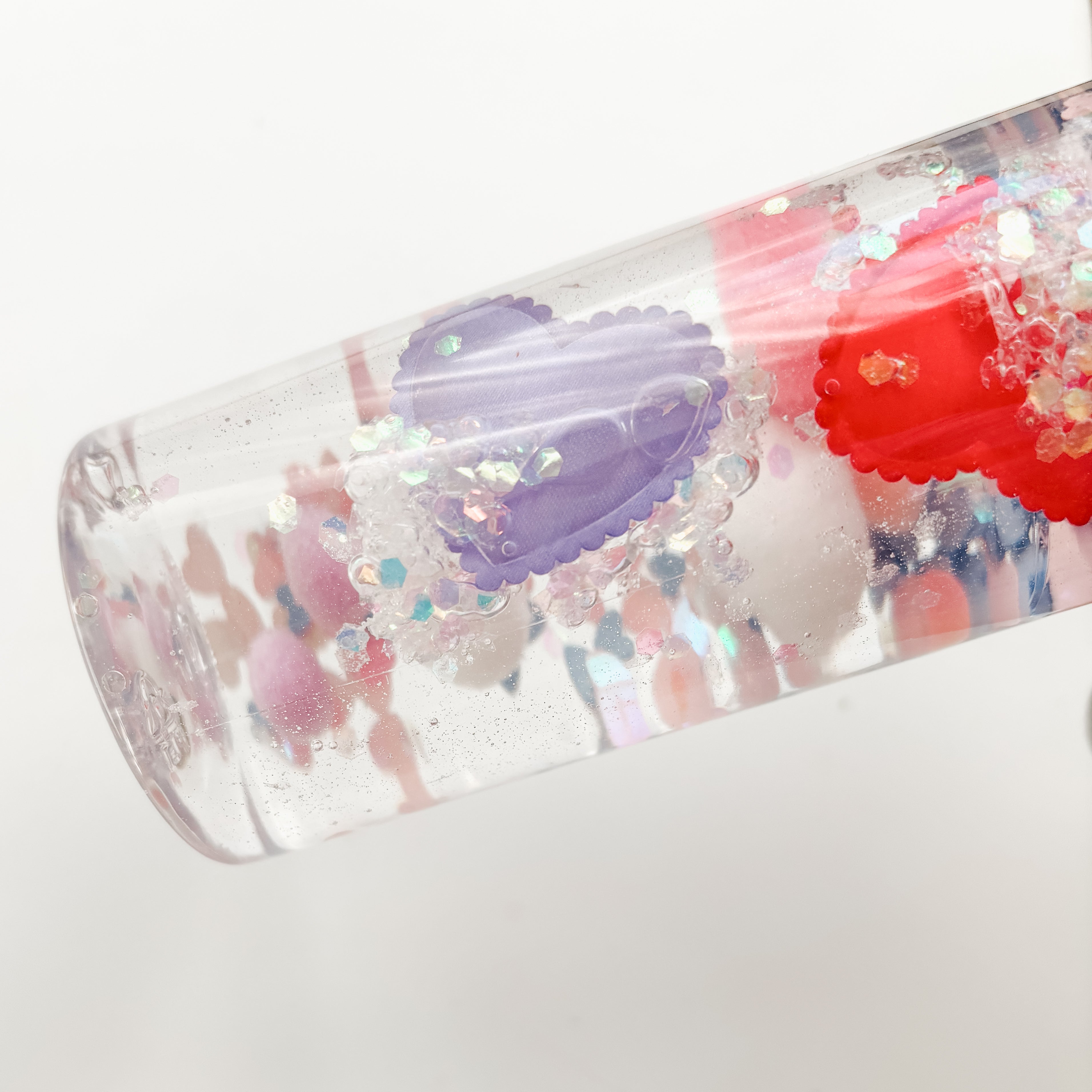 Bouteille sensorielle - Petits coeurs