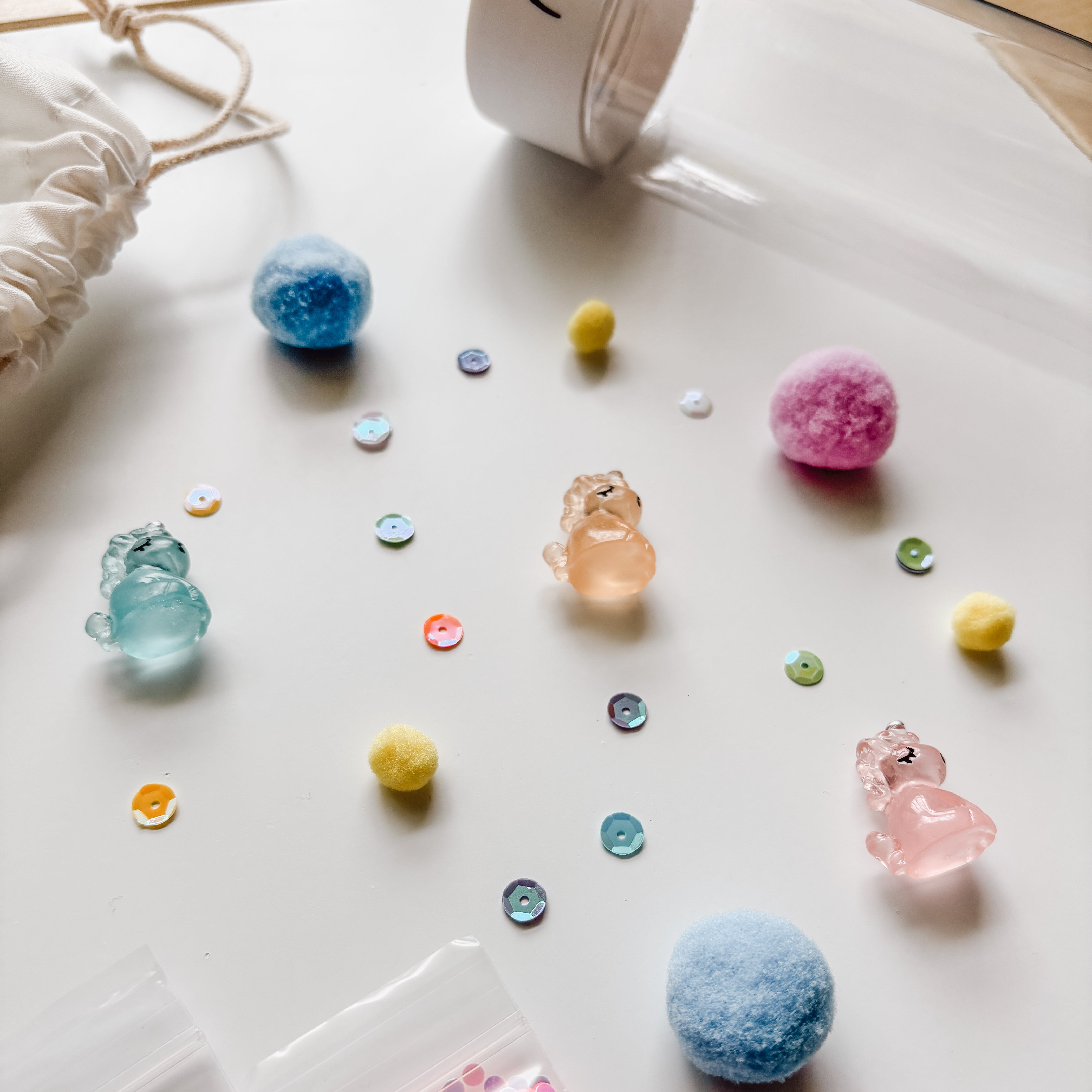 Bouteille sensorielle - Licornes