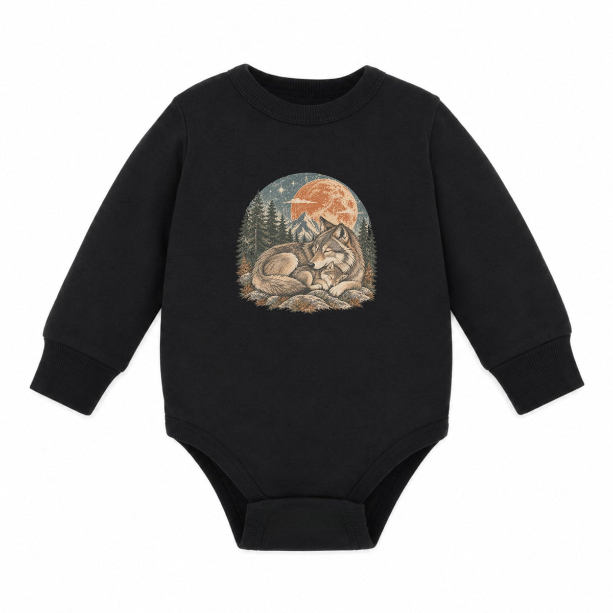 Cache-couche pour bébés-Petit loup
