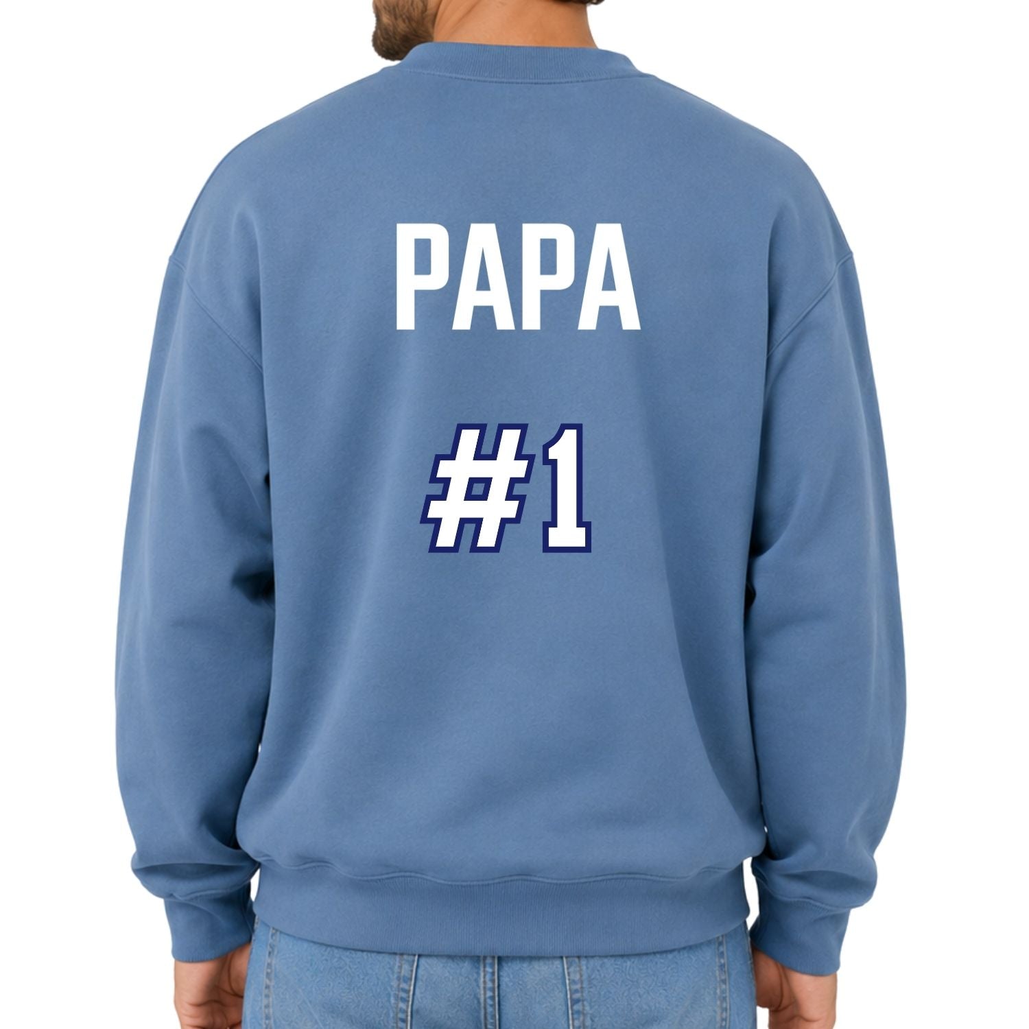 Crewneck pour hommes- Papa Hockey