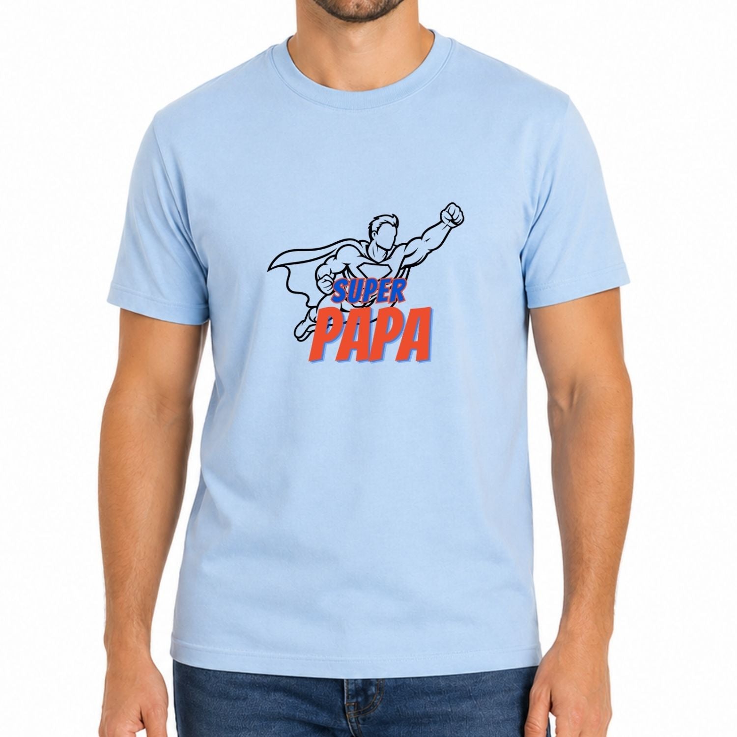 T-shirt pour hommes-Super papa