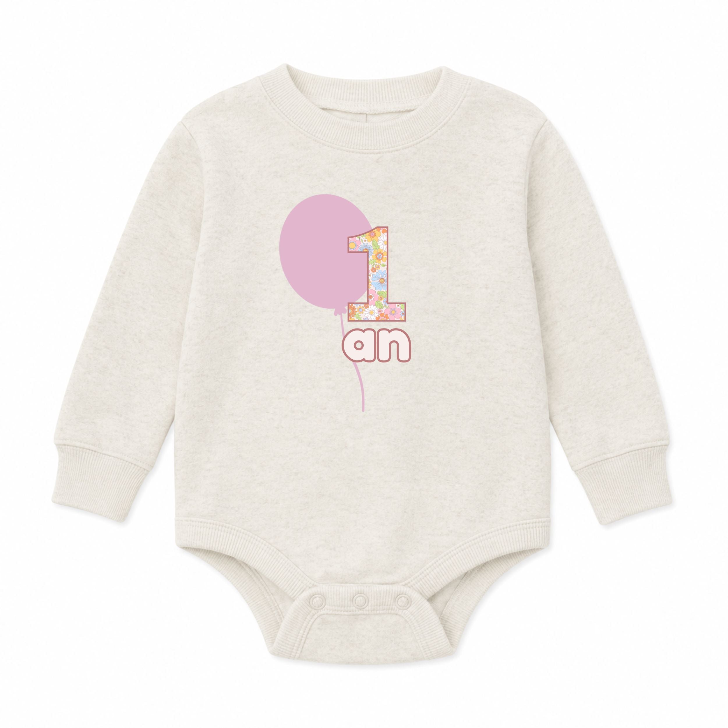 Kimono Bodysuit for babies - Cappuccino
