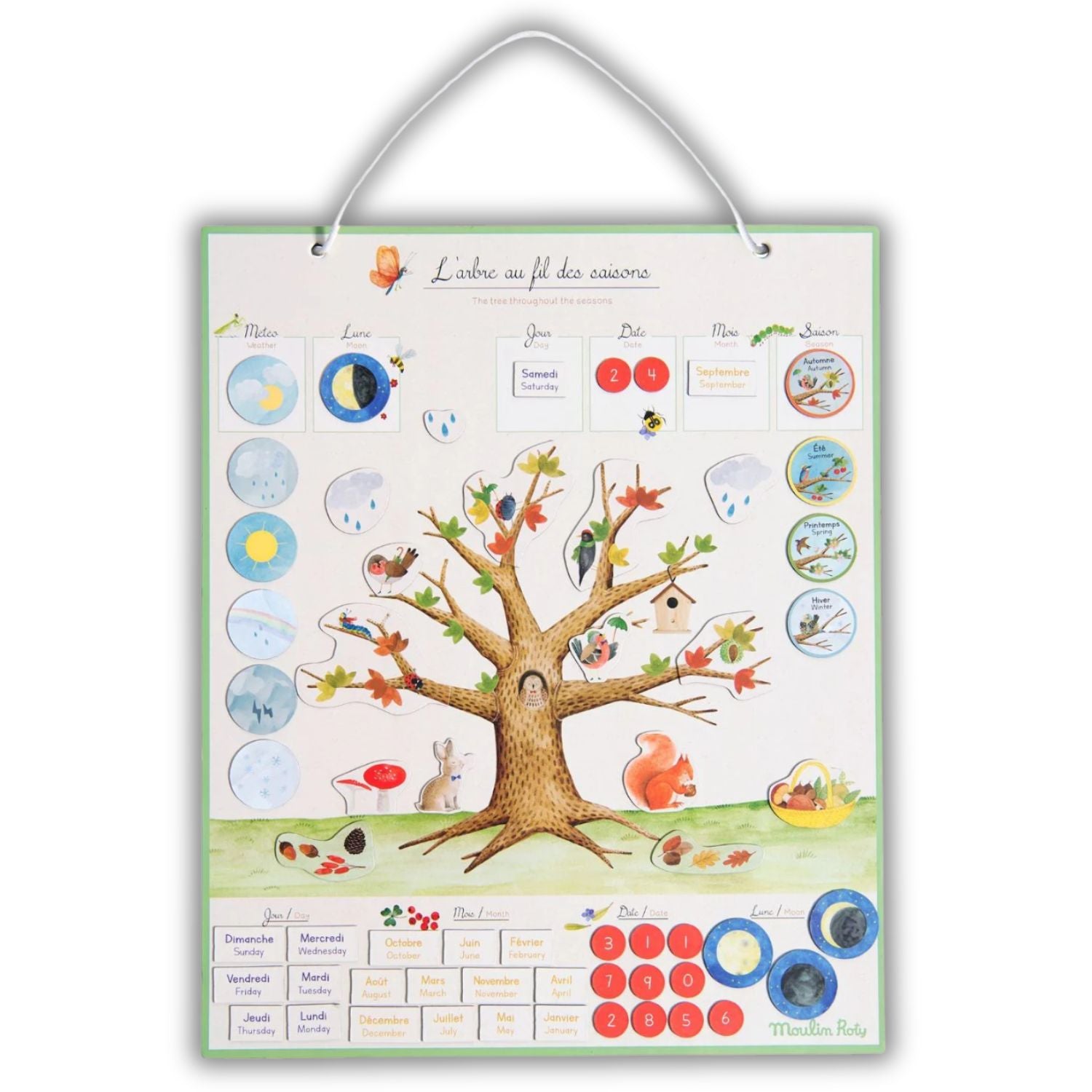 Calendrier aimanté - Le Botaniste