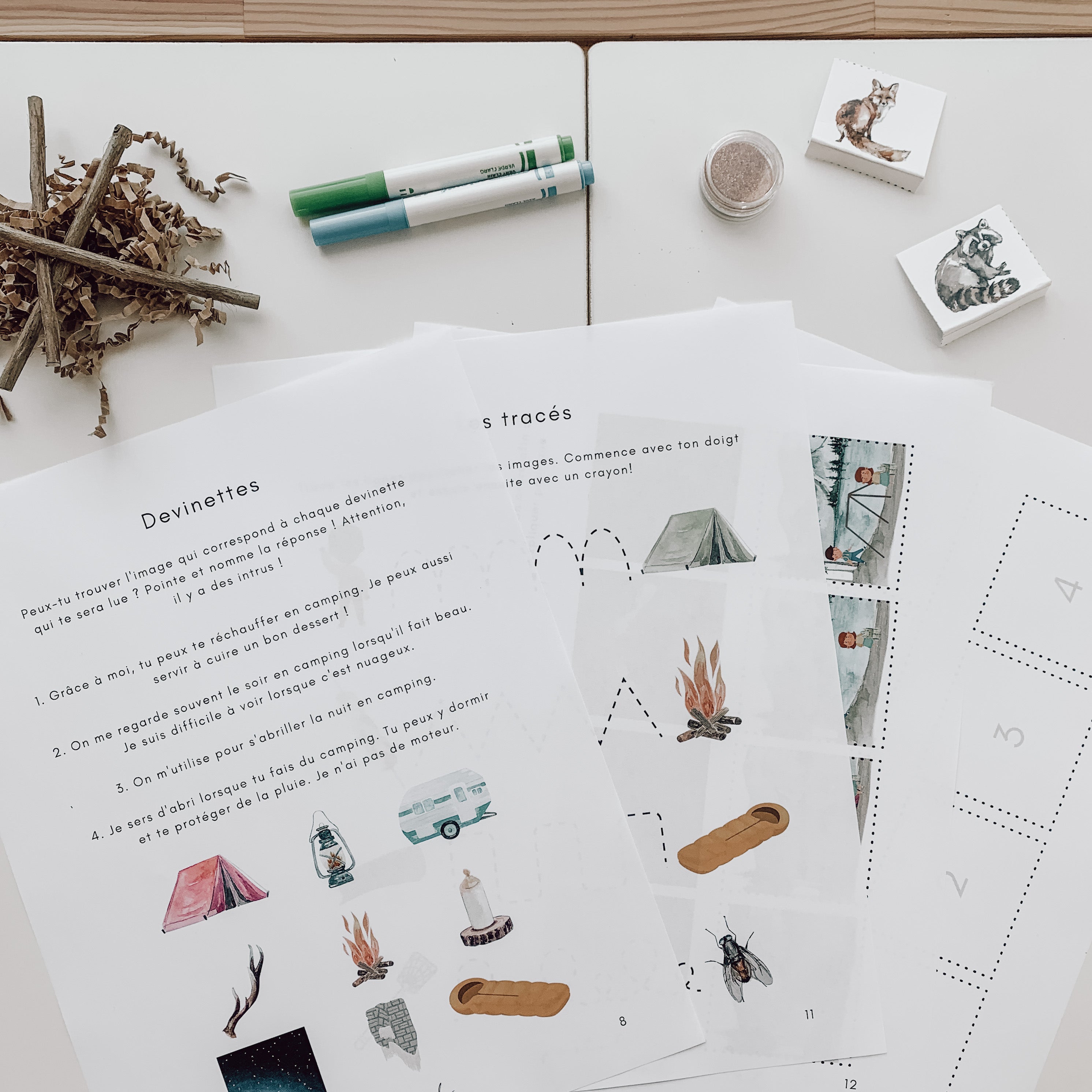 Cahier d'activités à télécharger - Camping