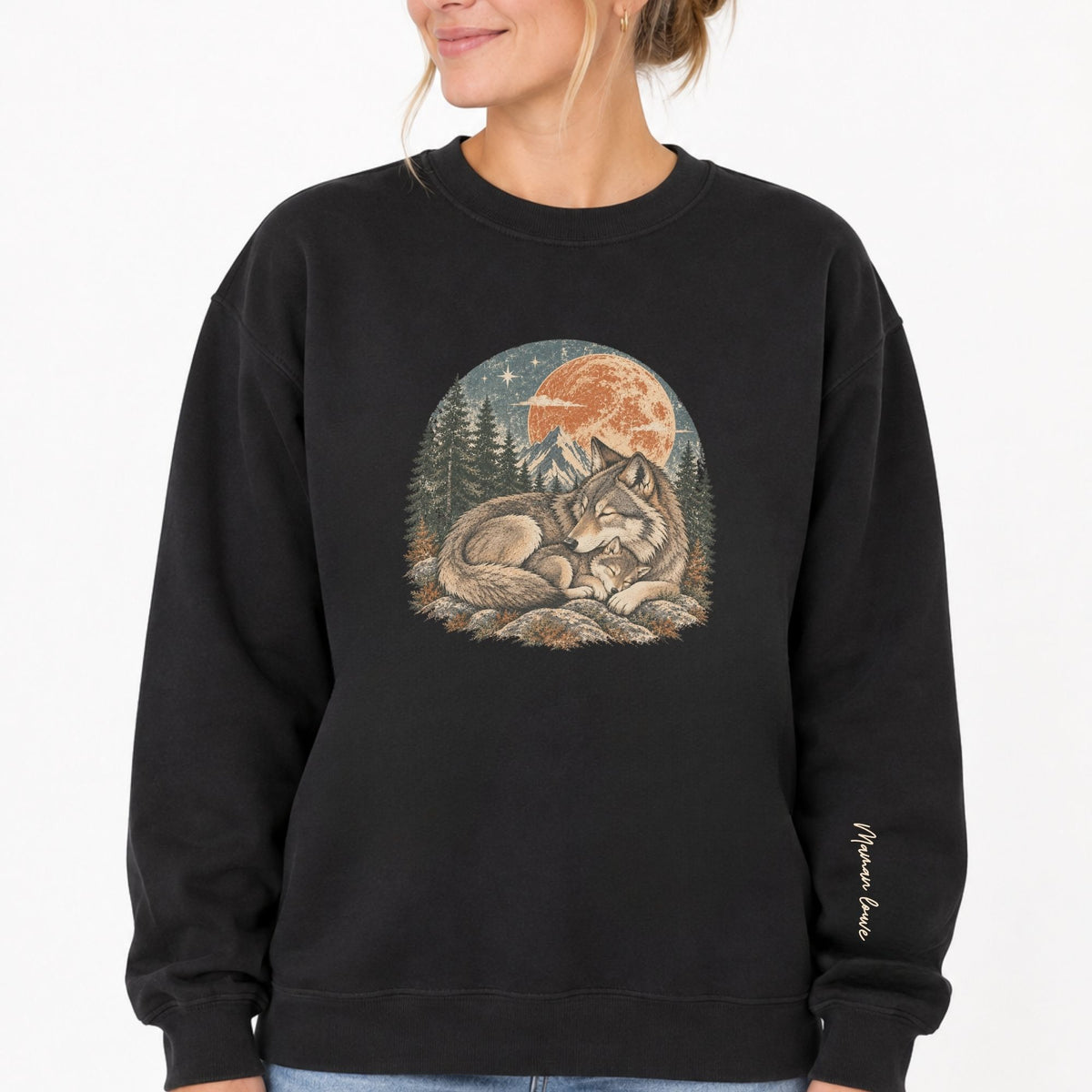 Crewneck pour femmes- Maman louve
