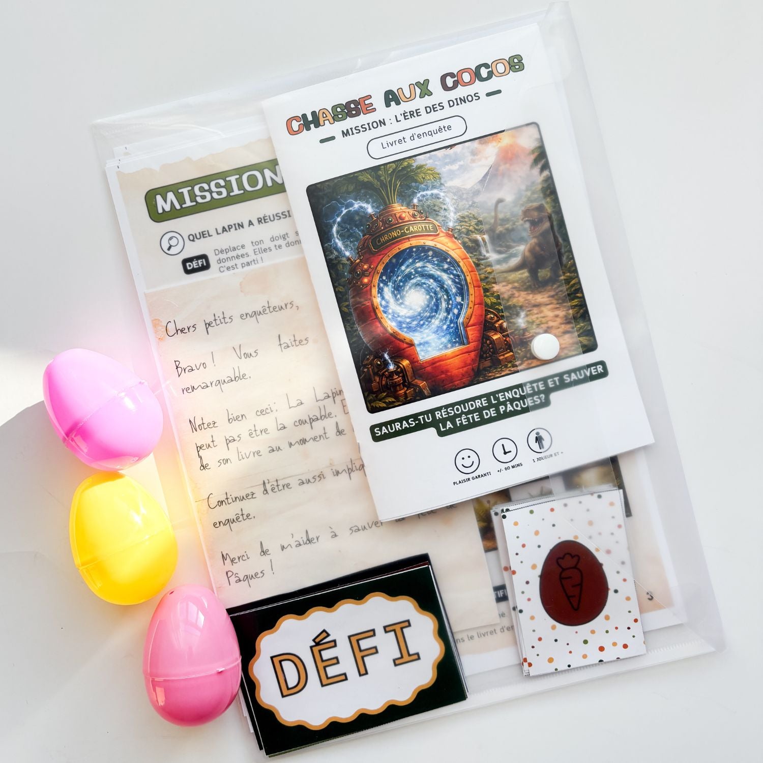 Boîte Chasse aux cocos - Mission l'ère des Dinos