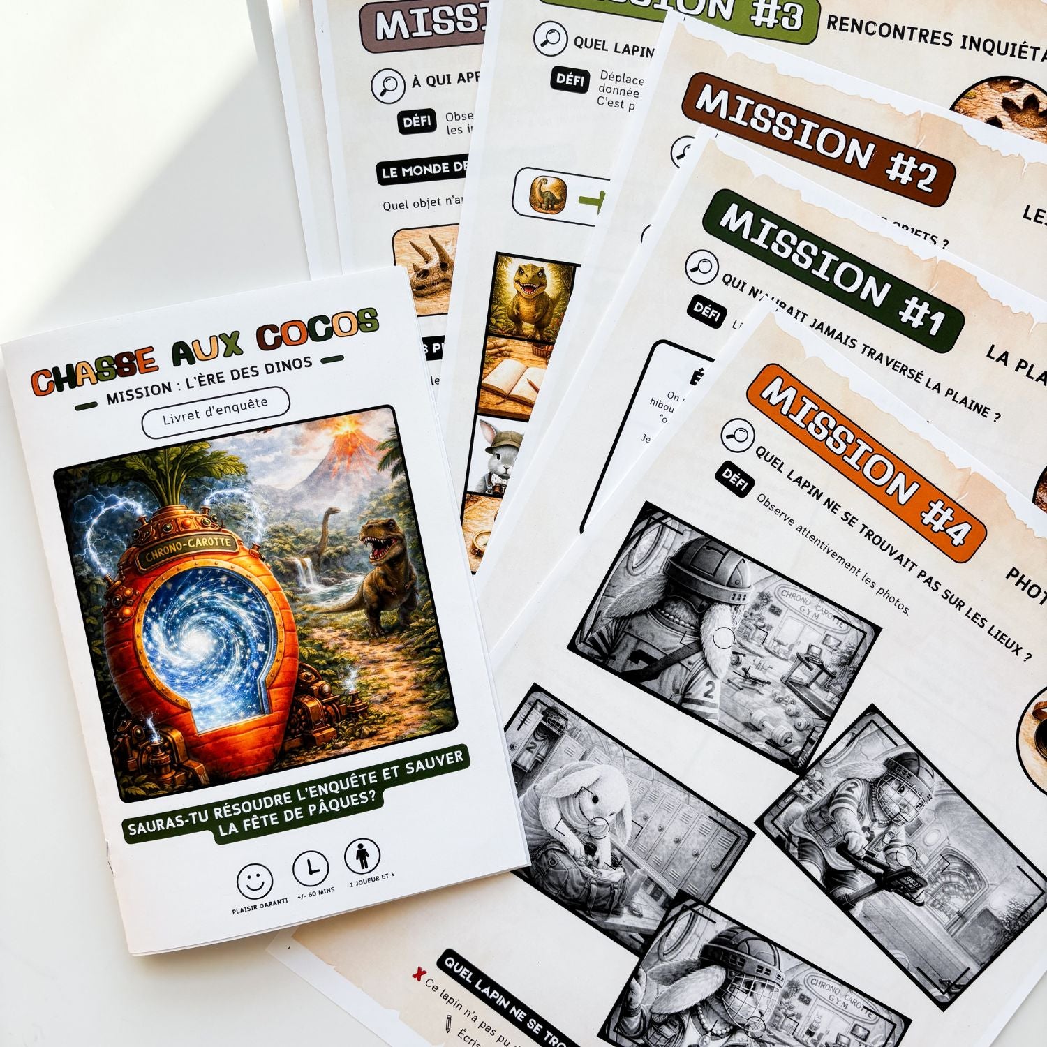 Boîte Chasse aux cocos - Mission l'ère des Dinos