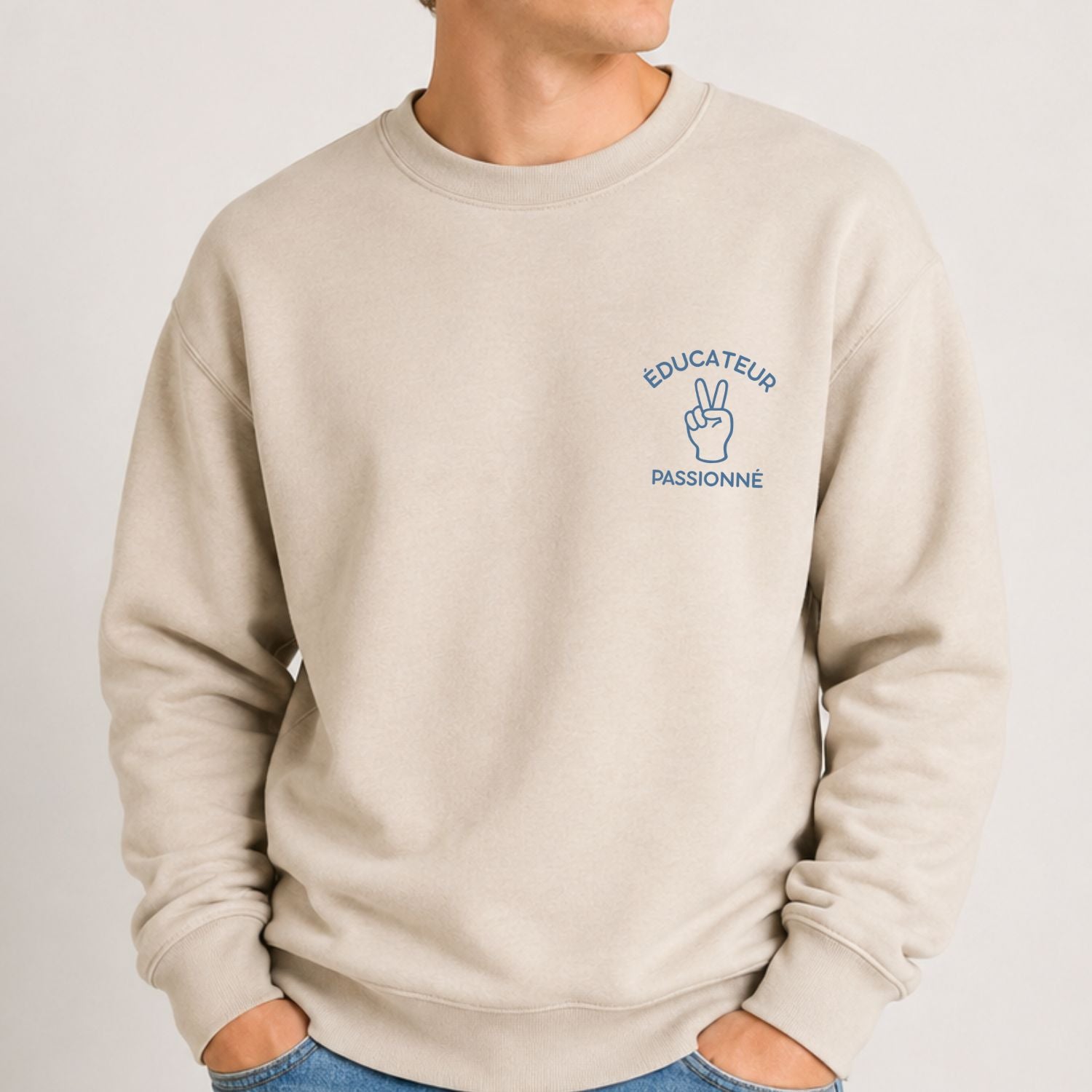 Crewneck pour hommes- Éducateur passionné