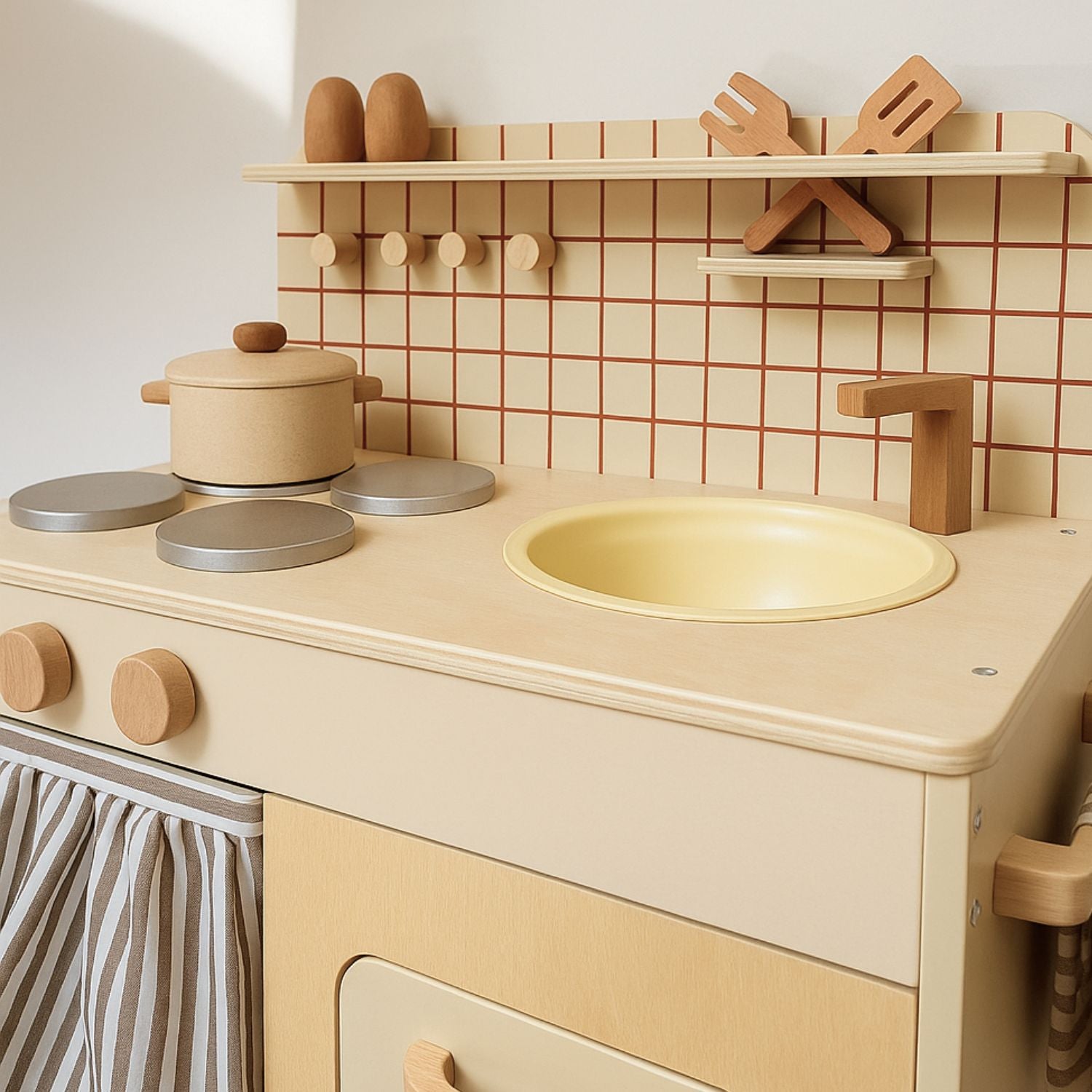 Cuisinette pour enfants en bois