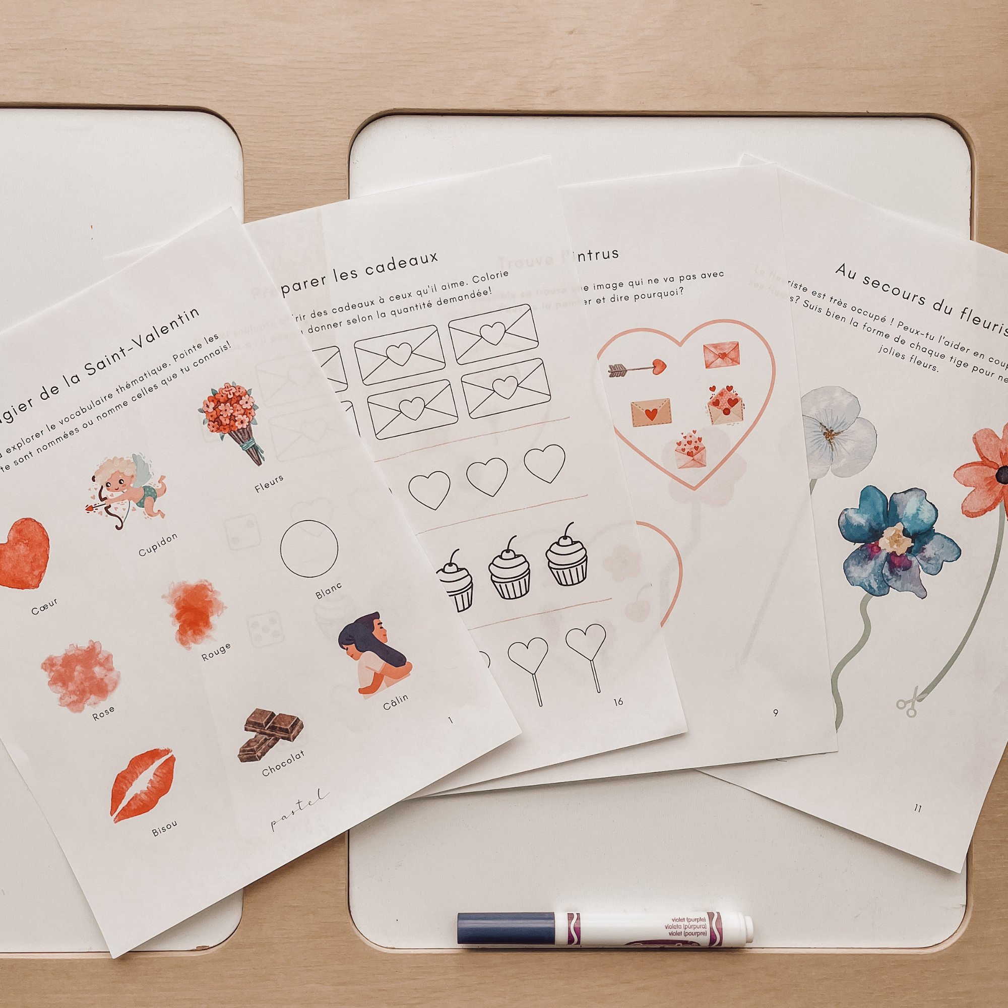 Cahier d'activités à télécharger - Saint-Valentin