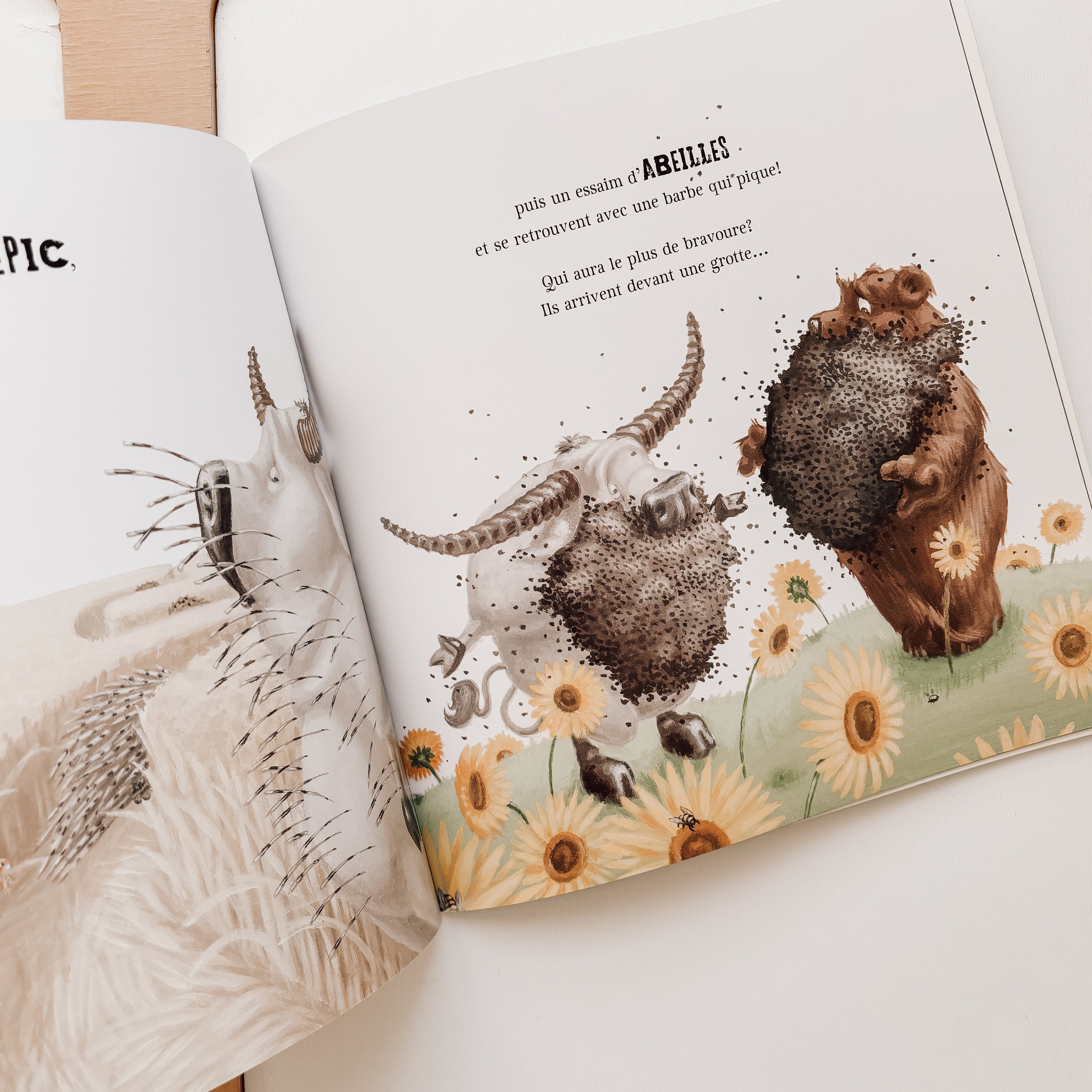 Livre d'histoire - Gros ours Courageux