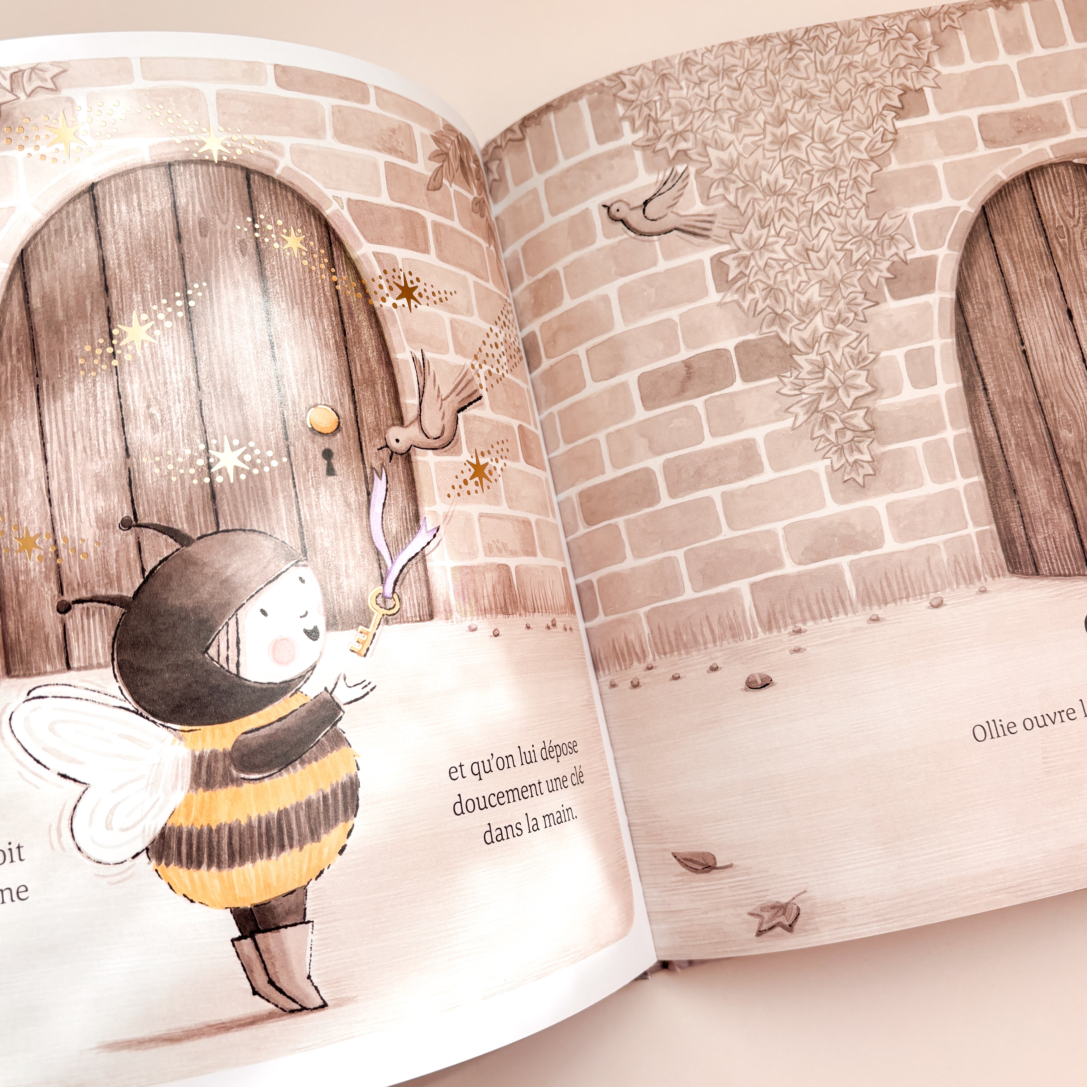Livre d'histoire - La petite abeille jardinière