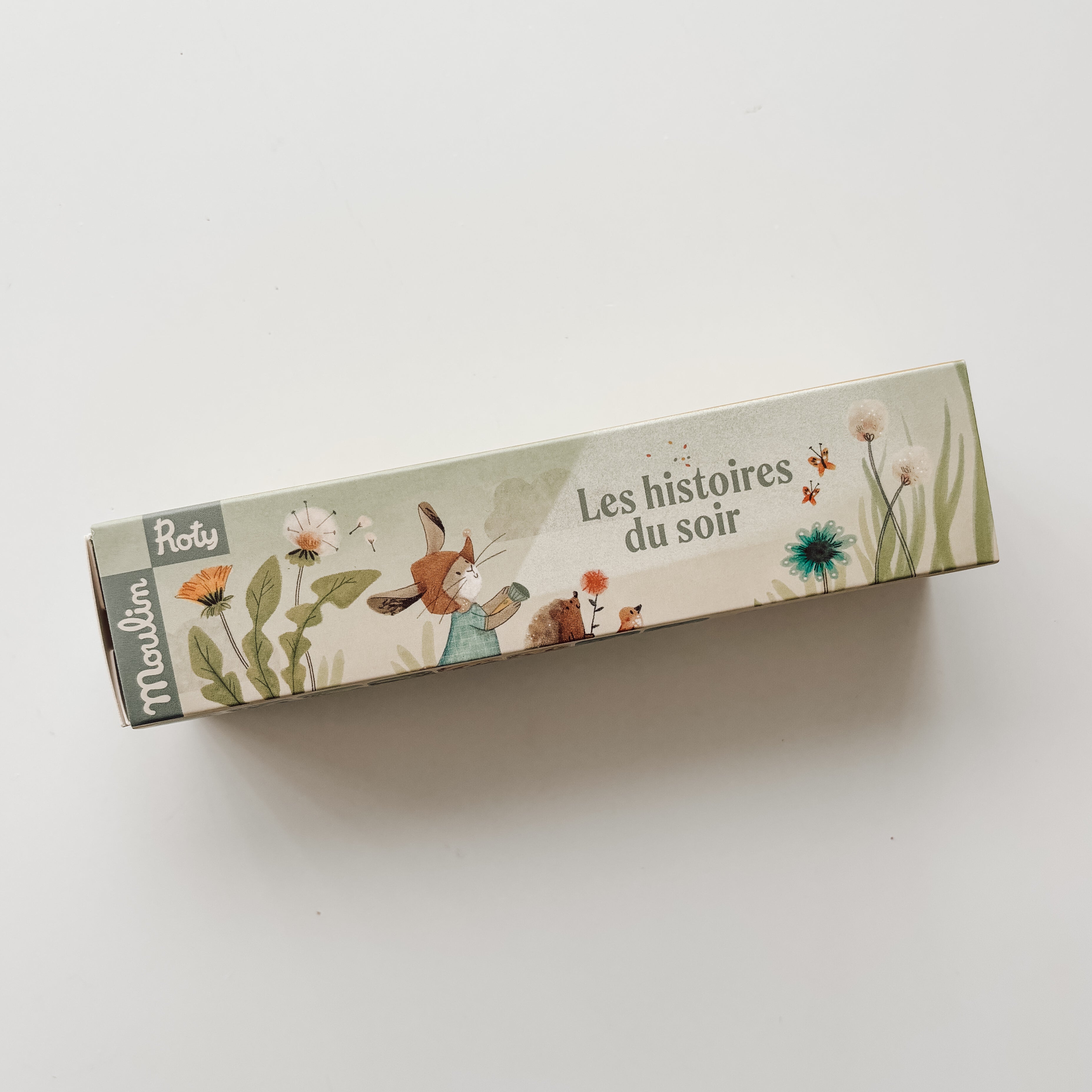 Lampe à histoire - Trois petits lapins