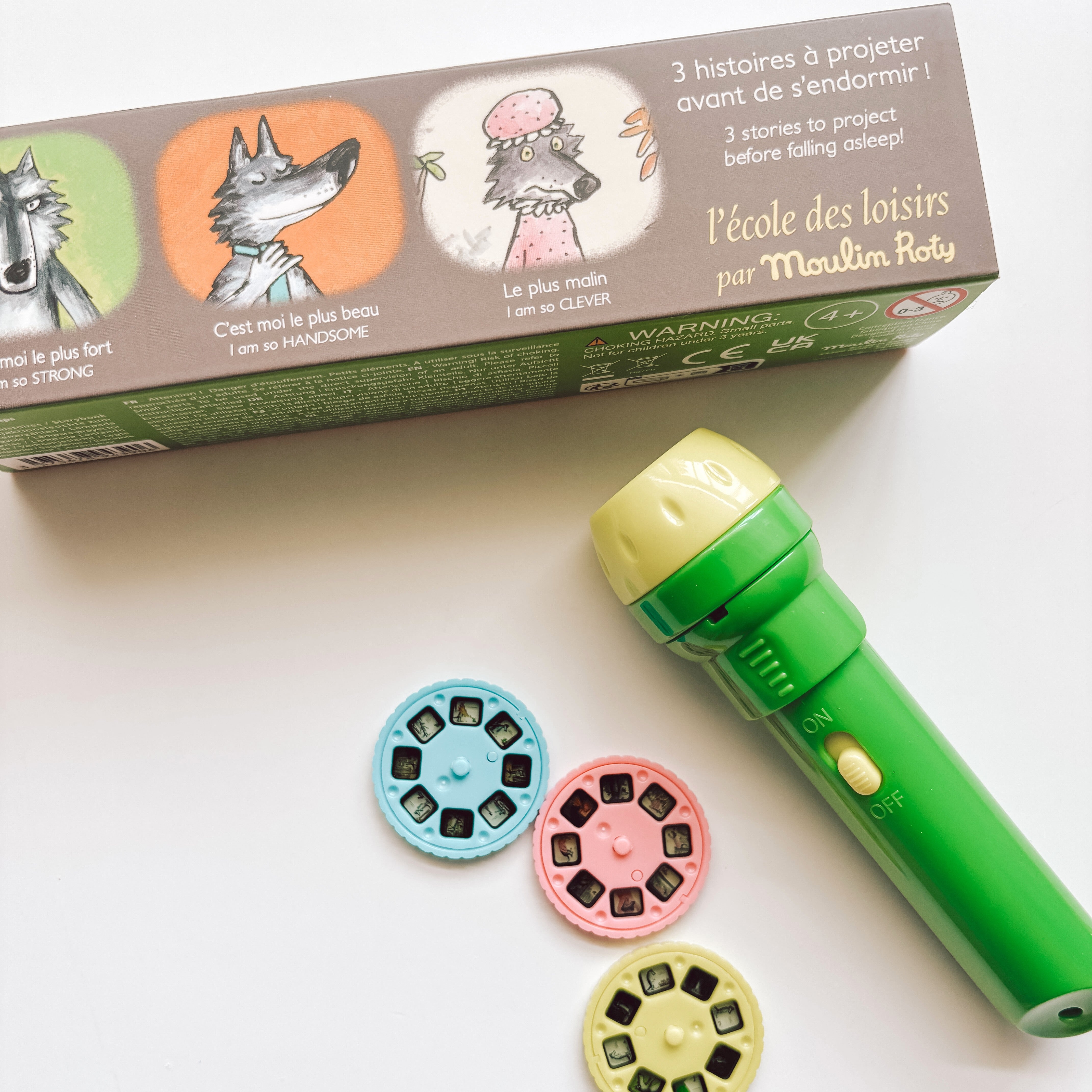 Lampe à histoire - Histoires de loup