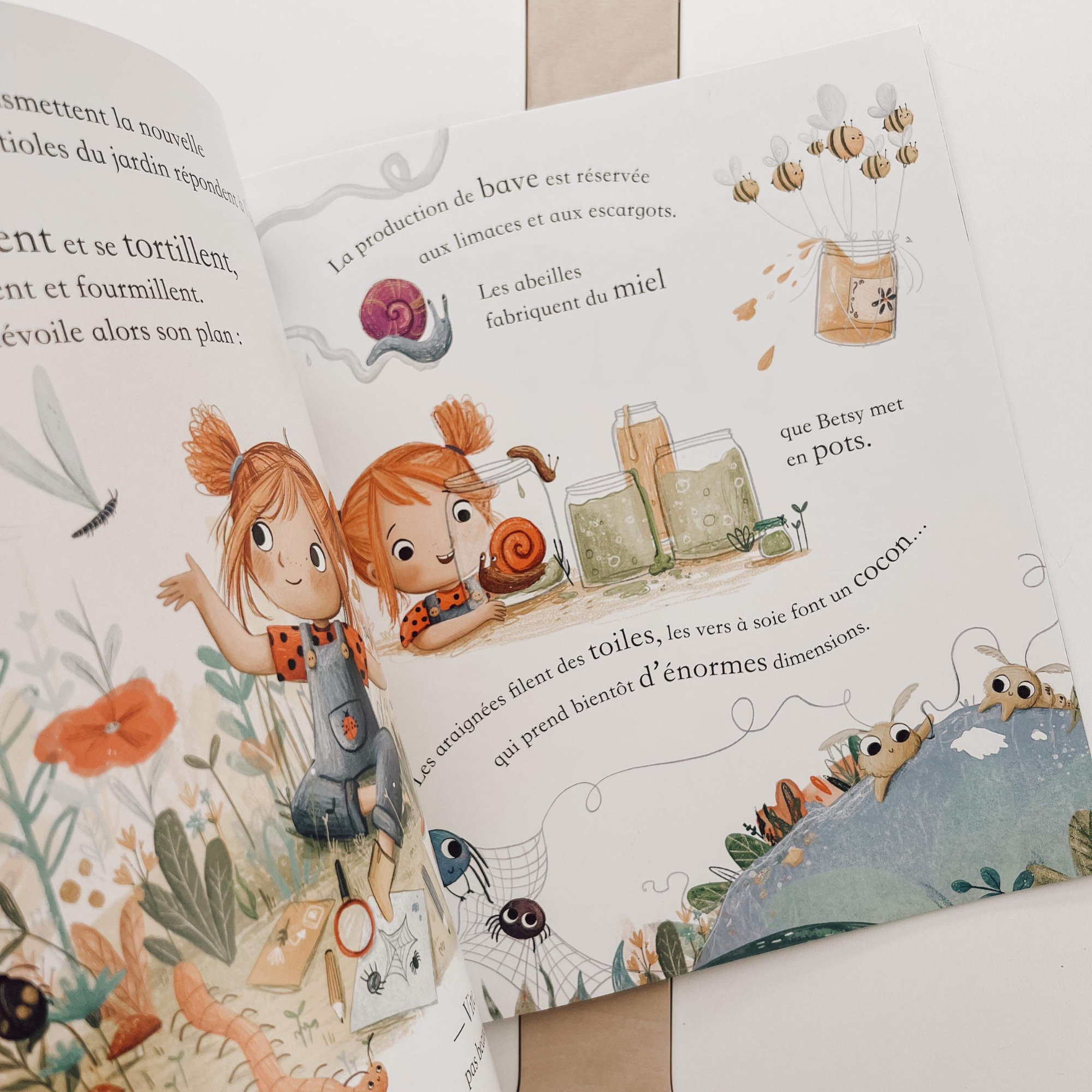 Livre d'histoire - Betsy Laruche sauve les abeilles