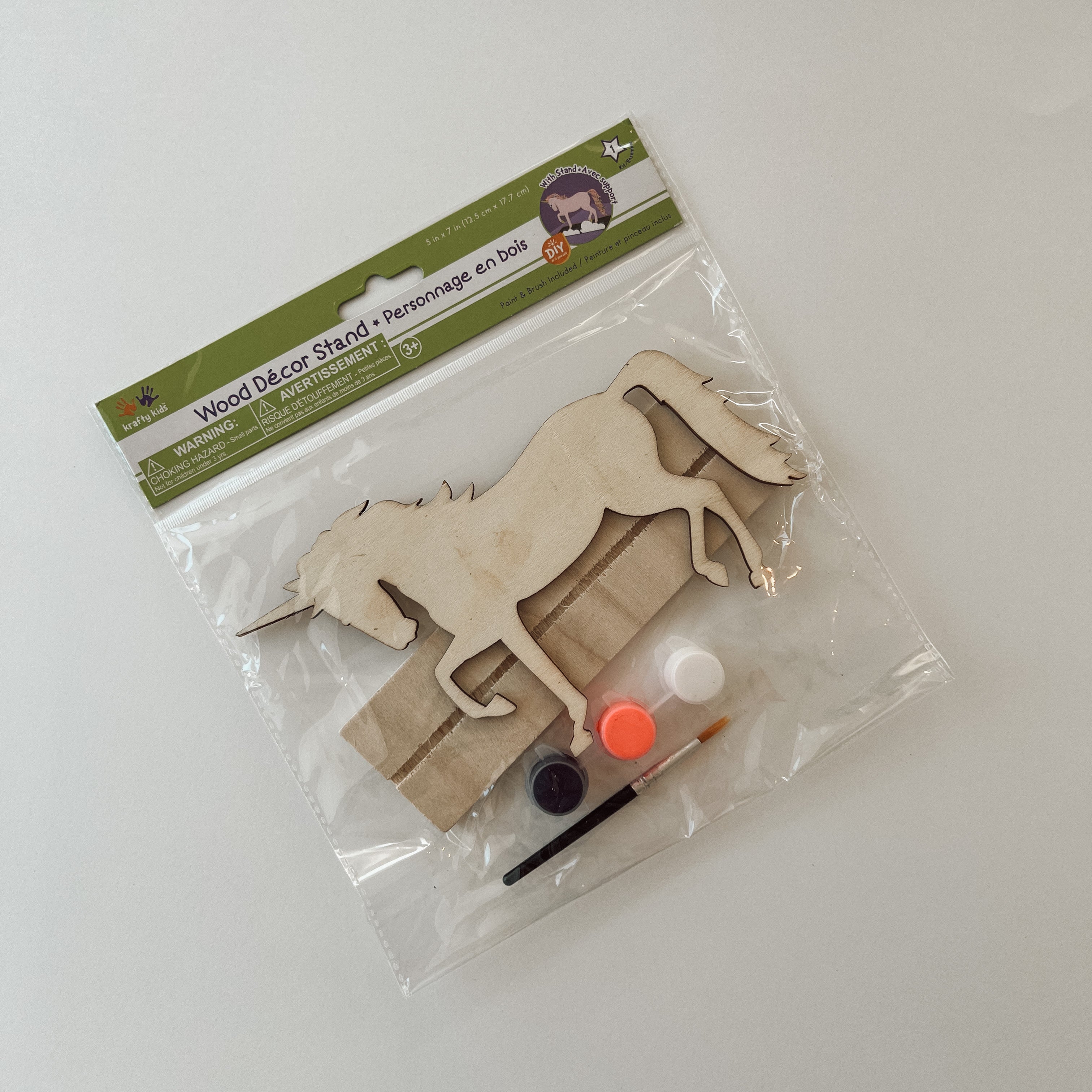 Licorne en bois à peinturer