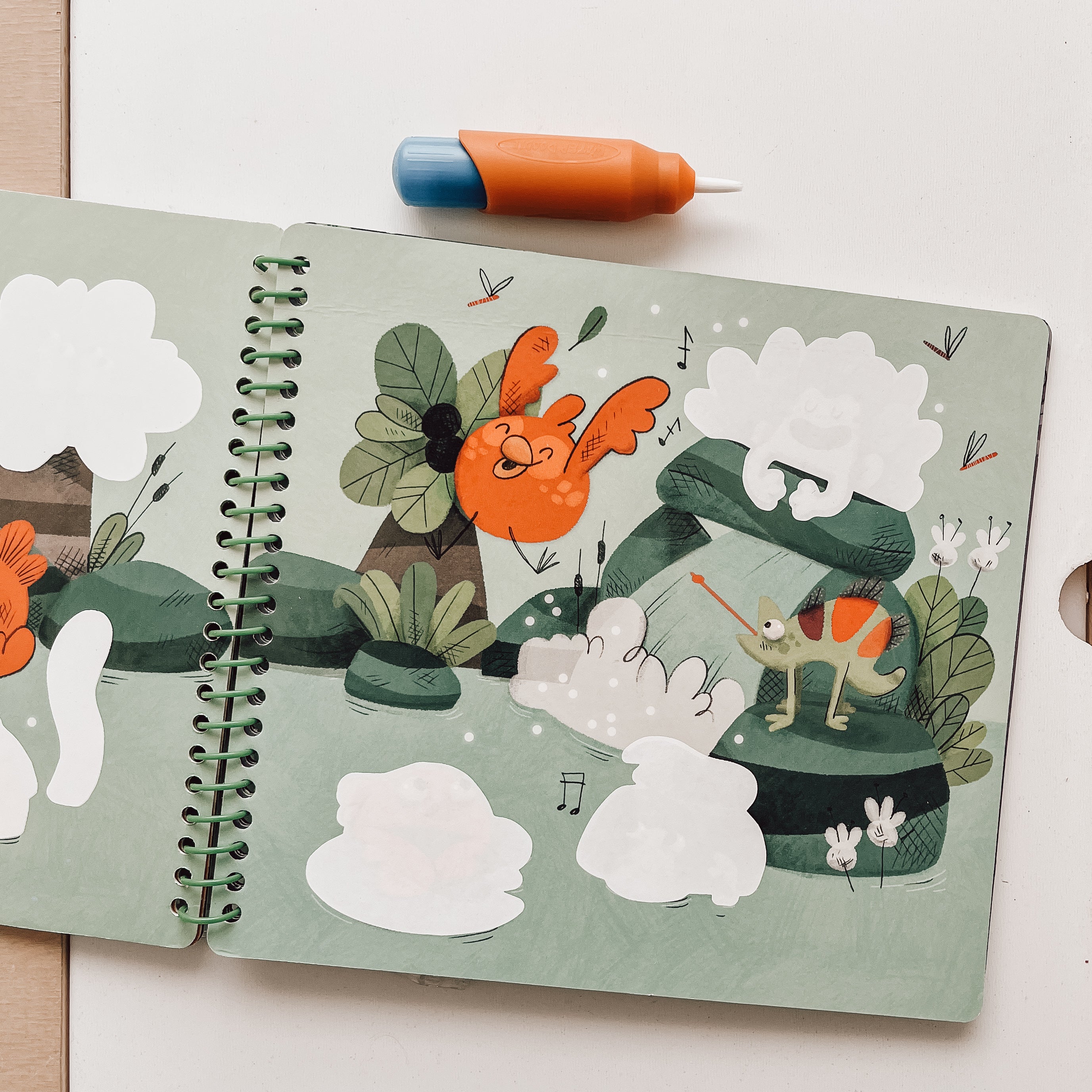 Cahier à colorier - Dans la jungle