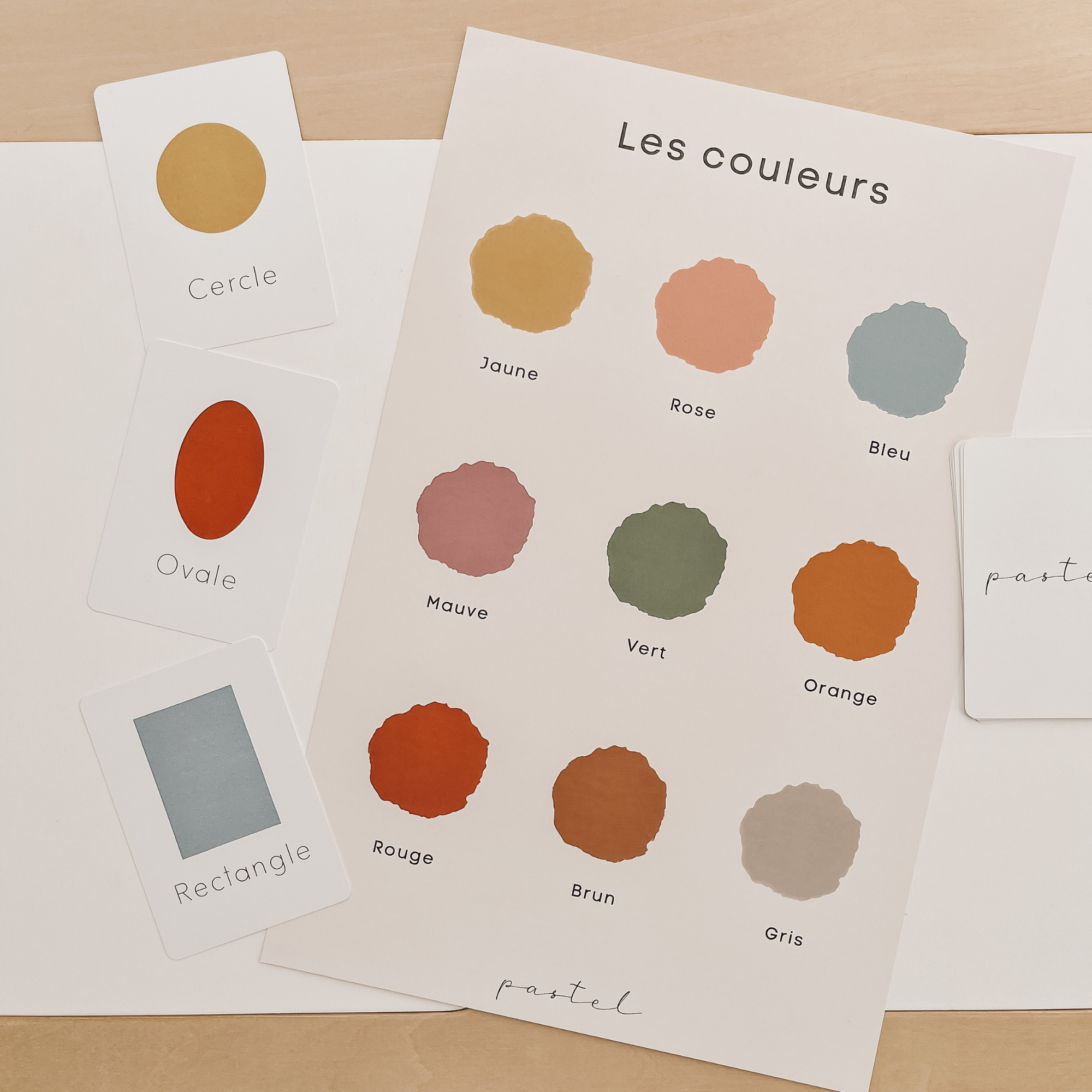 Affiche éducative & décorative "Couleurs"