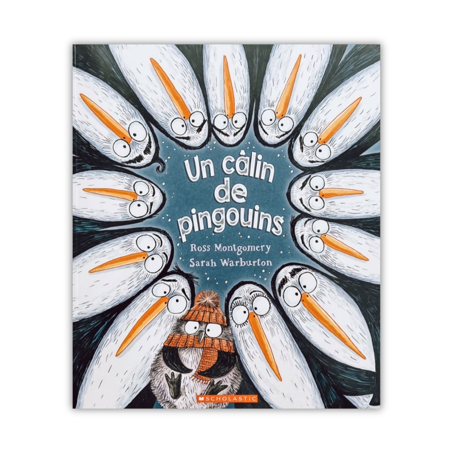 Livre d'histoire - Un câlin de pingouins