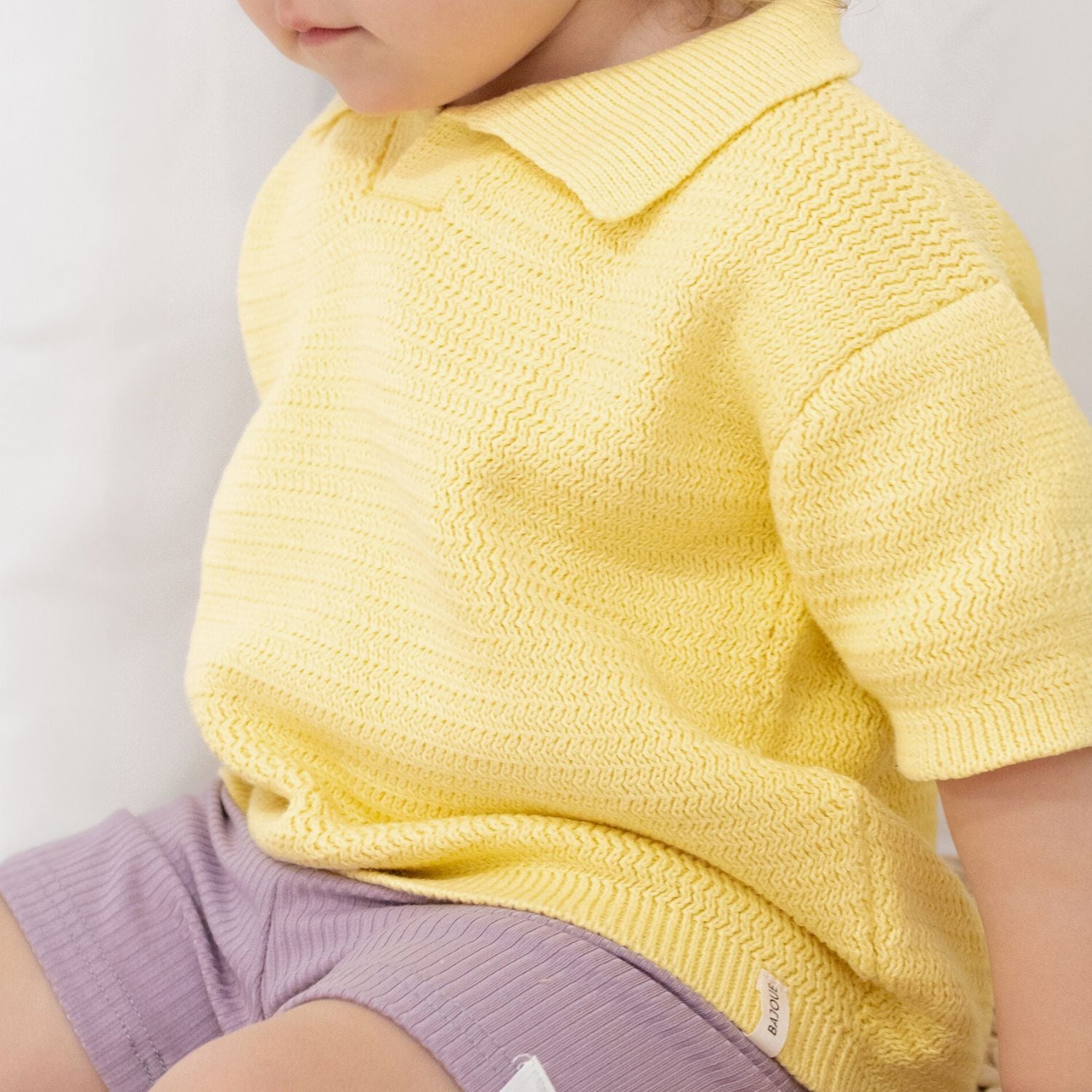 Polo en tricot bébés et enfants- Sunshine
