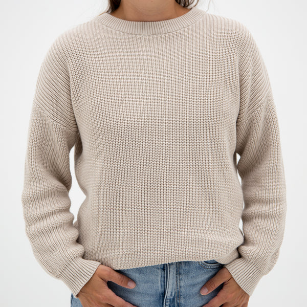 Pull tricot femmes - Menthe - Bajoue