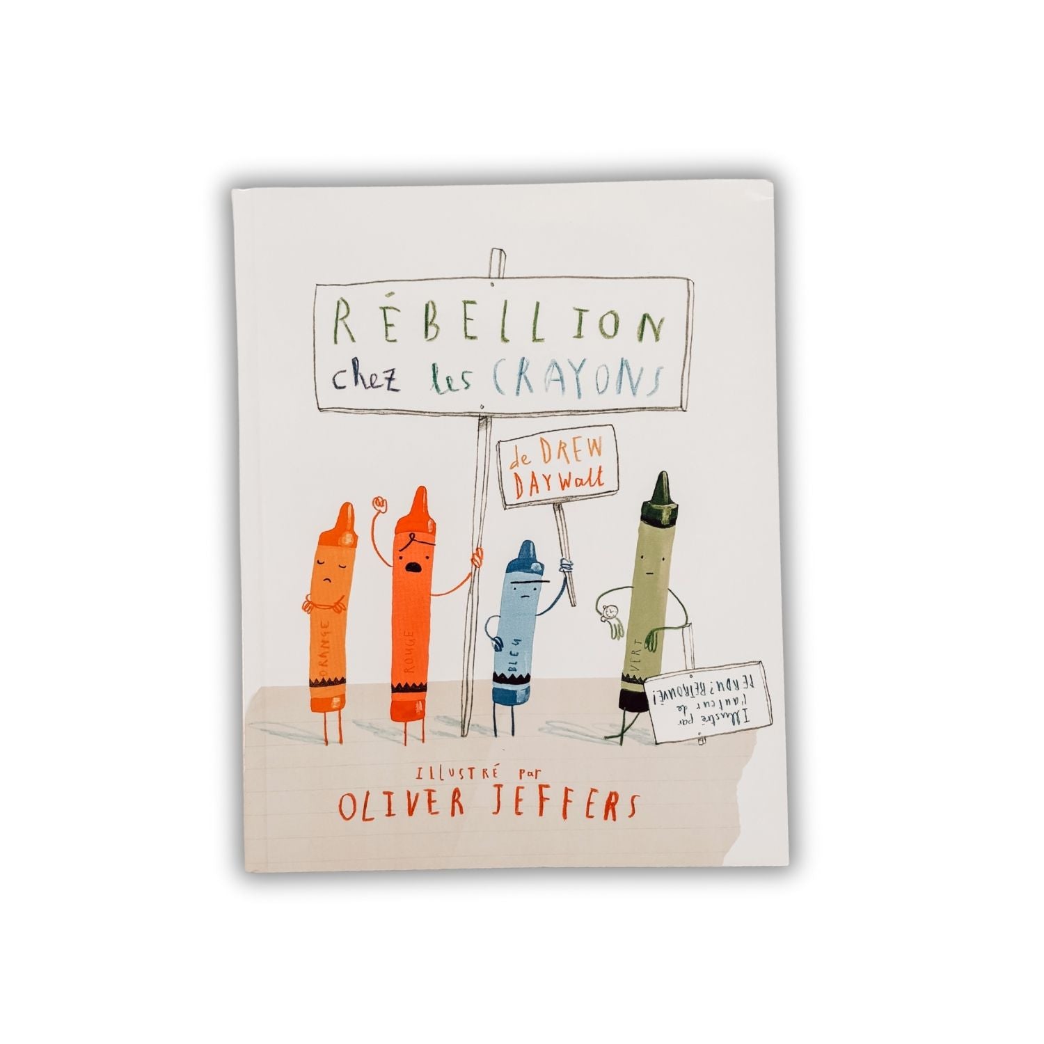 Livre d'histoire - Rébellion chez les crayons