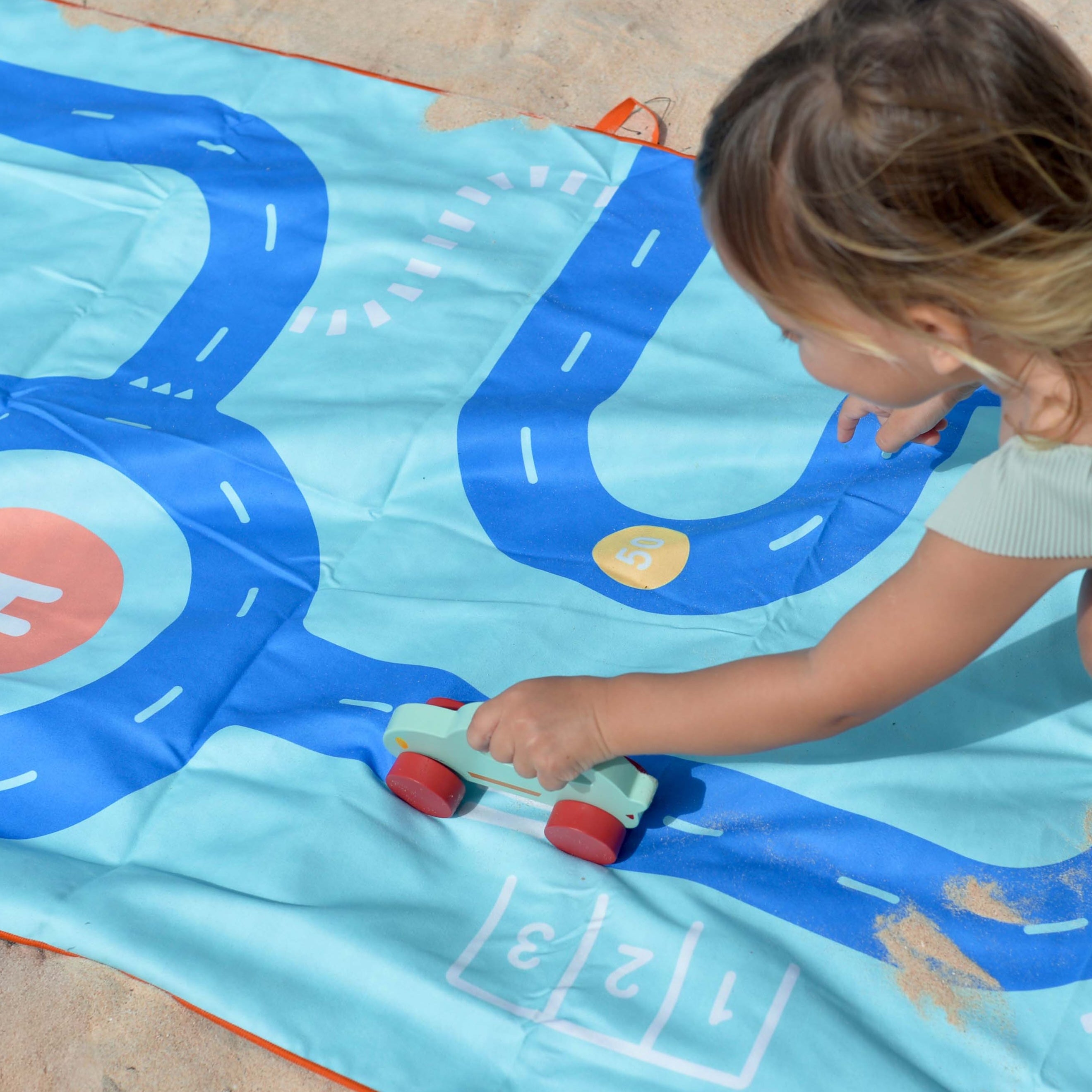 Serviette de plage - Route