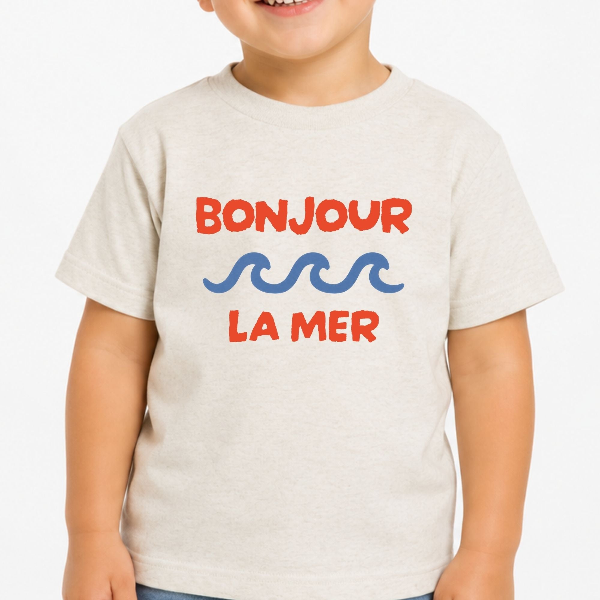 T-shirt bébés et enfants- Bonjour la mer