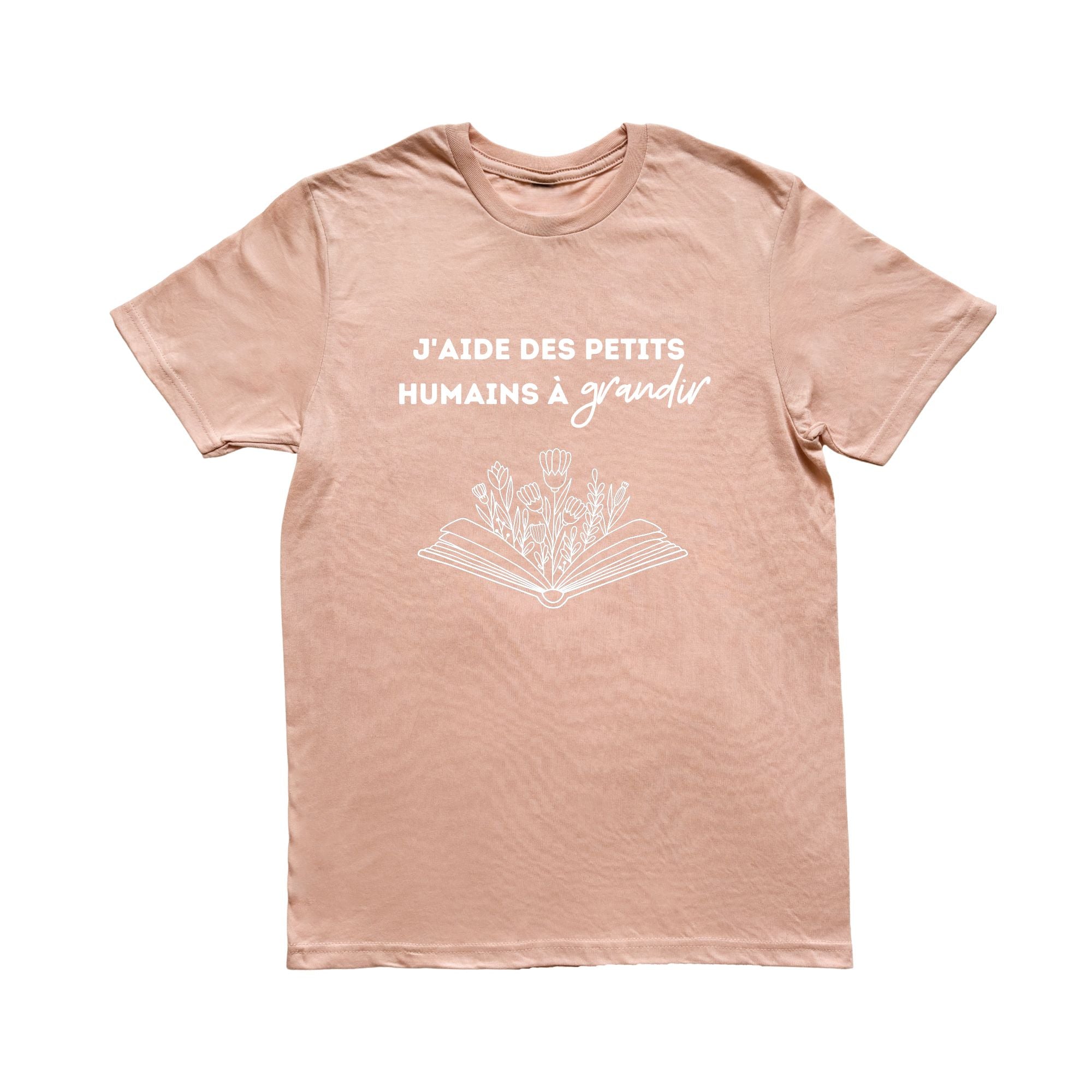 T-shirt pour femmes-j'aide des petits humains