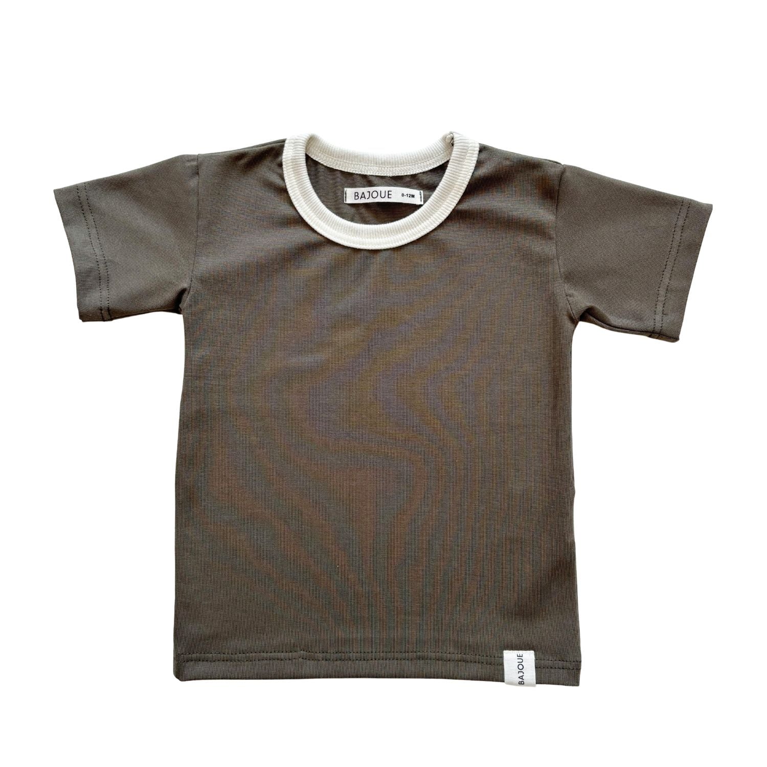 T-shirt coton biologique bébés et enfant - Sauge