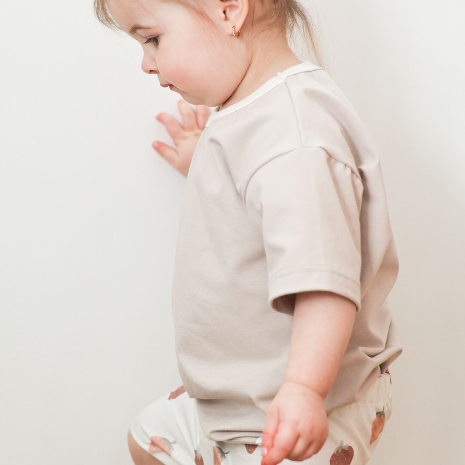 T-shirt coton biologique bébés et enfant - Avoine