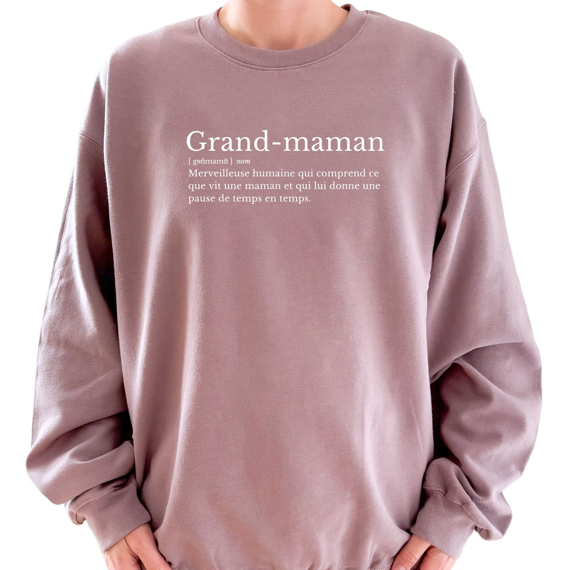 Crewneck pour femmes-Définition Grand-maman