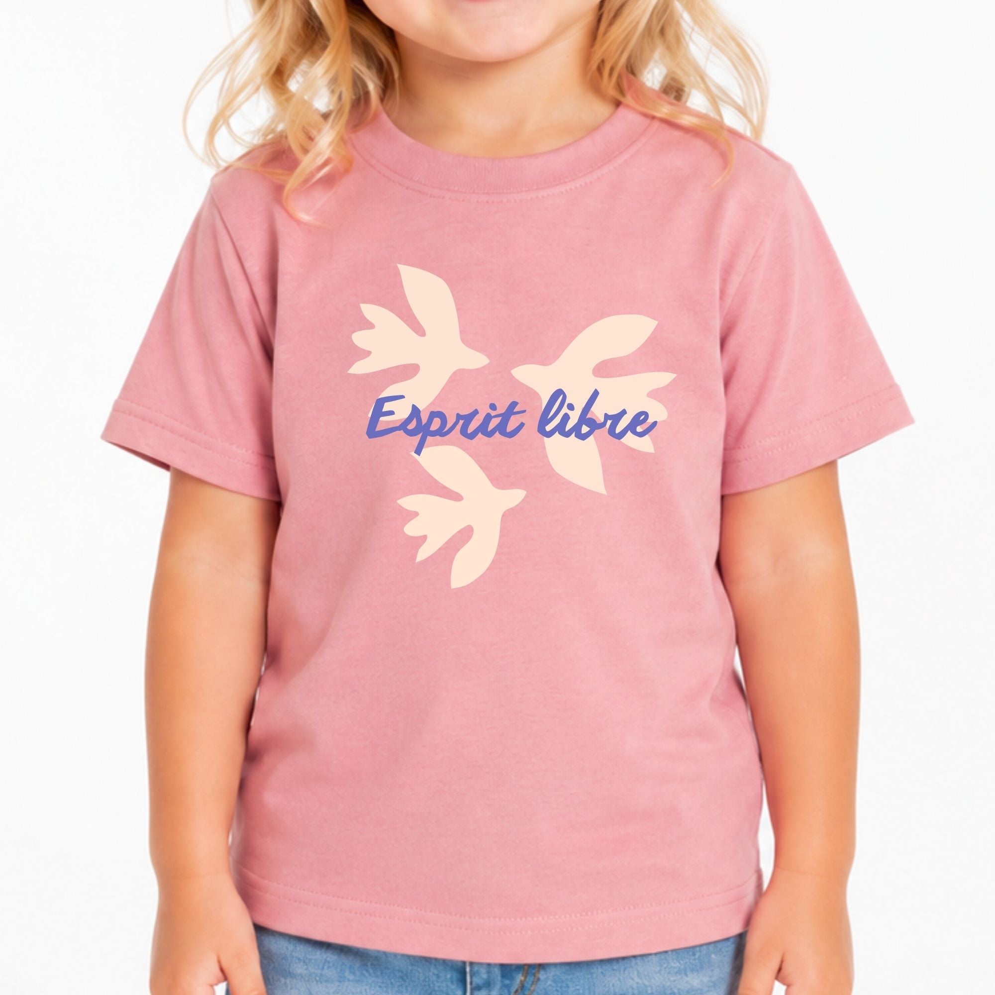 T-shirt bébés et enfants- Esprit libre