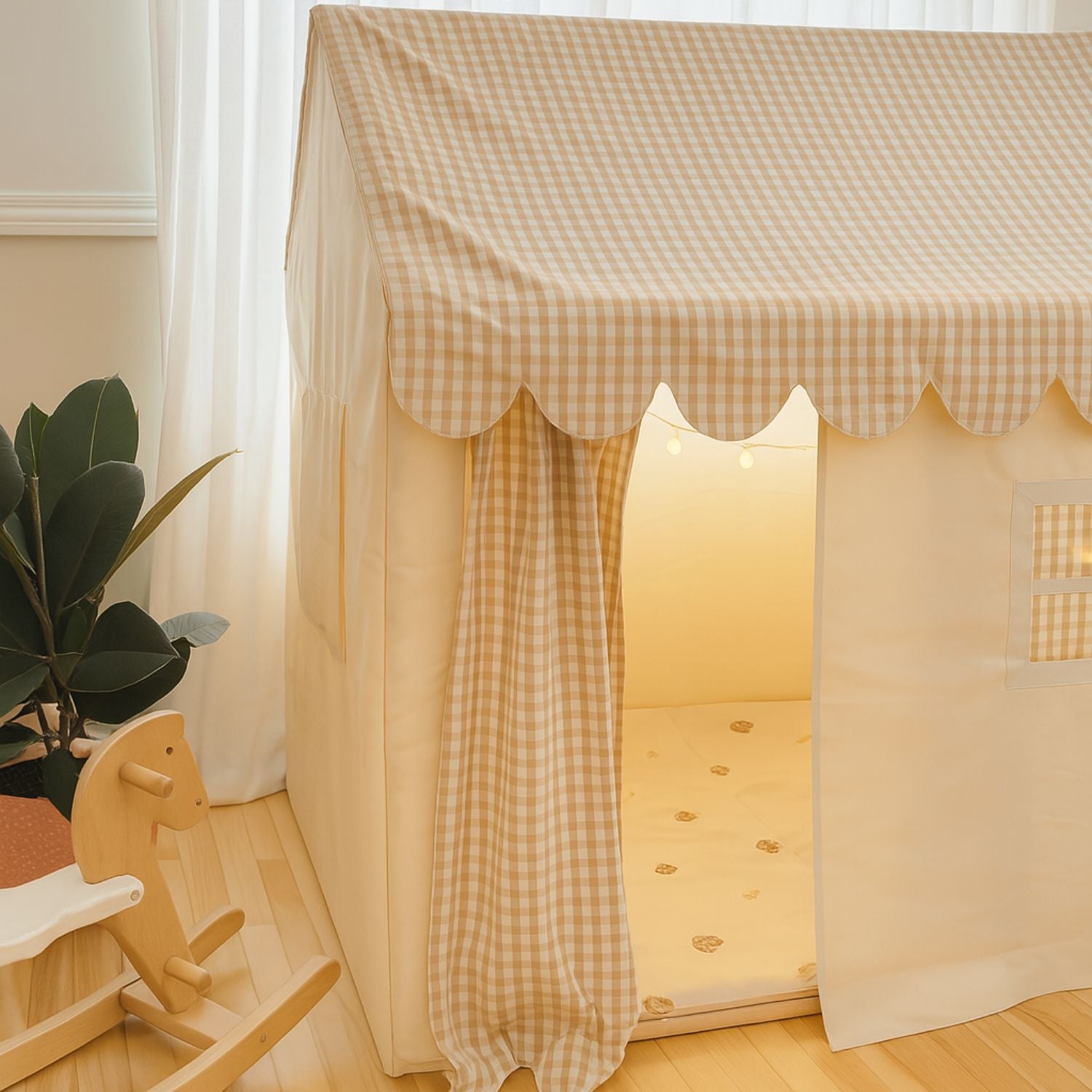 Tente pour bébés et enfants en tissu