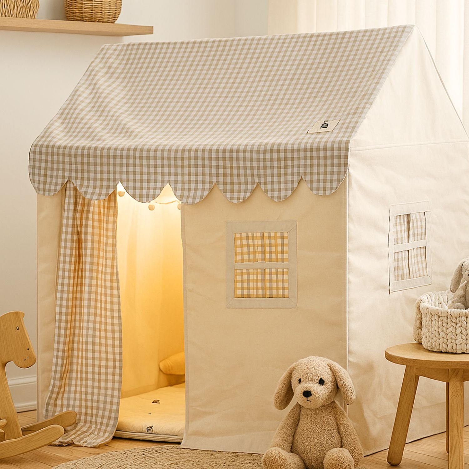 Tente pour bébés et enfants en tissu