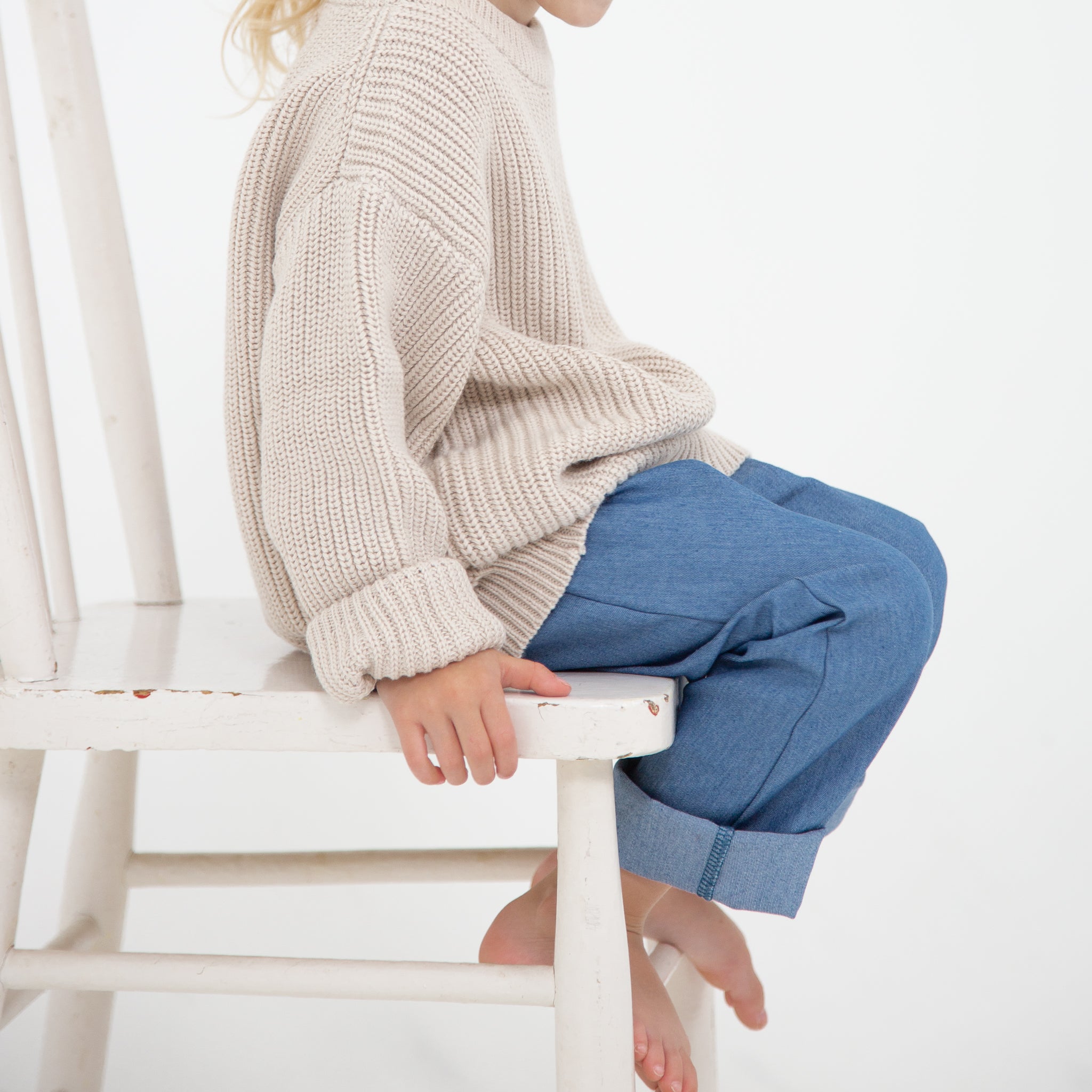 Pantacourt bébés et enfants-Jeans