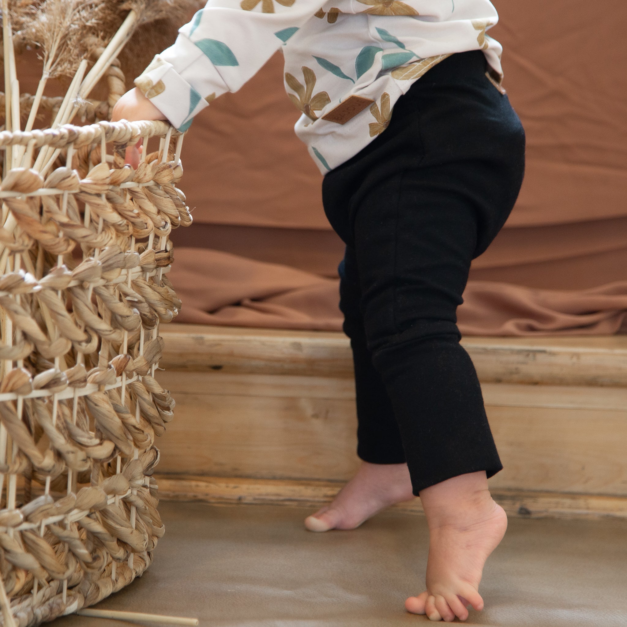 Pantalon évolutif bébés et enfants-Noir