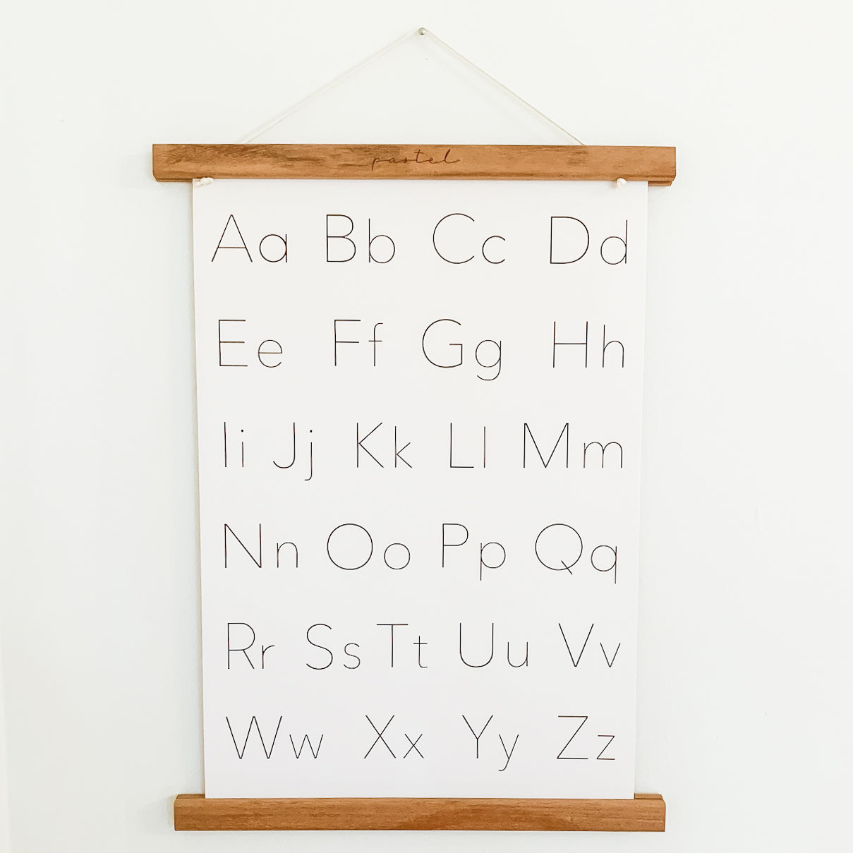 Decorative & Educational Poster "Uppercase & Lowercase Letters"