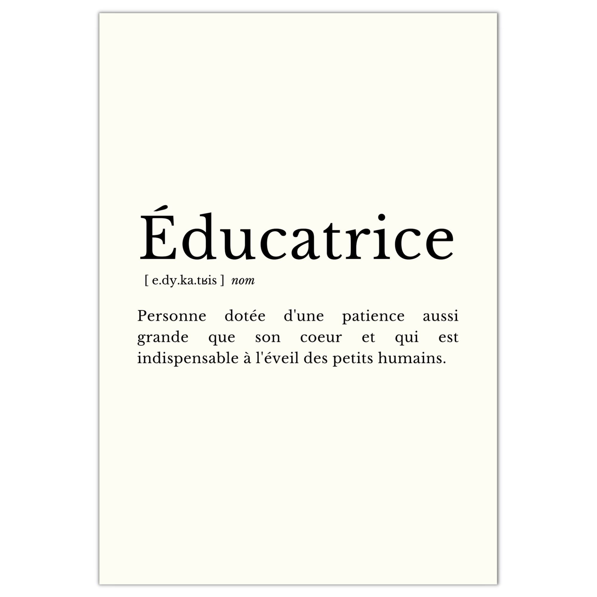 Decorative Poster "Educator Definition"