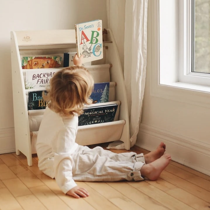 Bibliothèque pour enfants en tissu