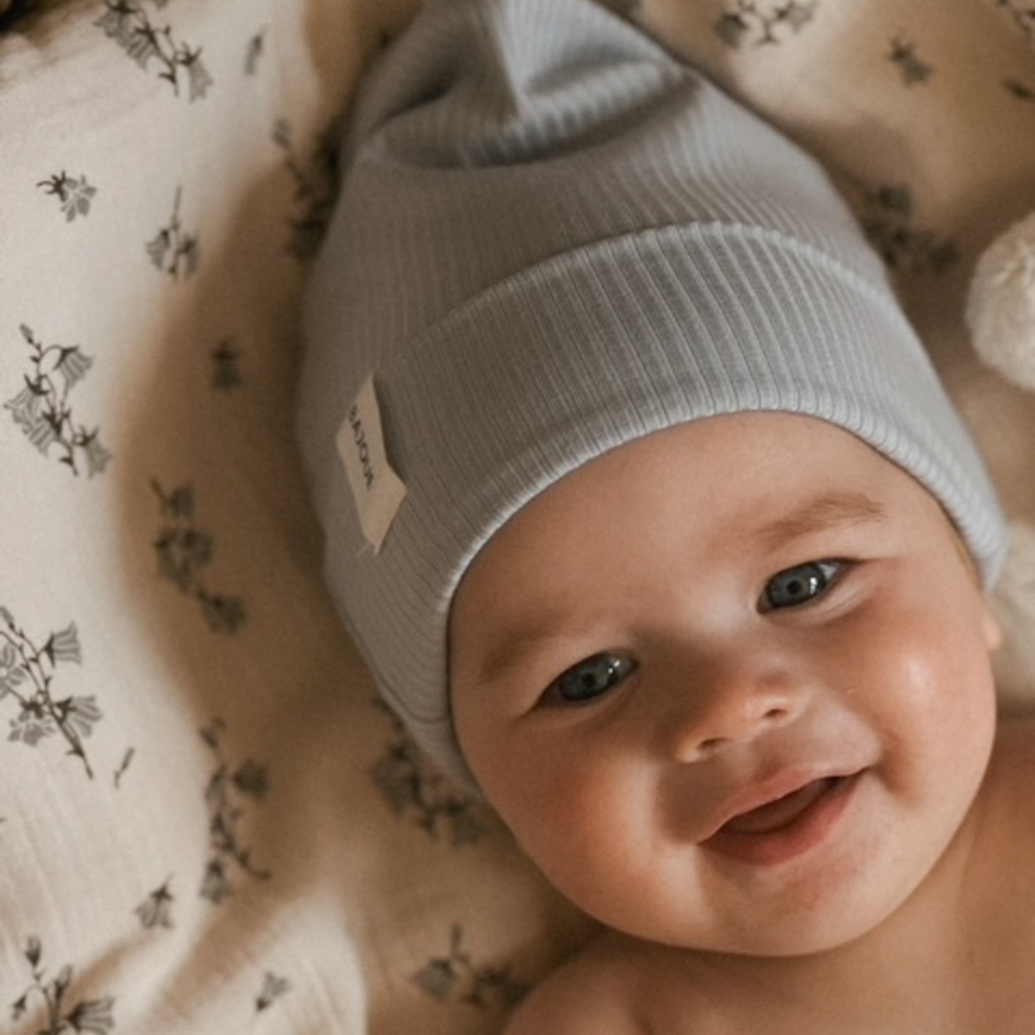 Bamboo Beanie for Babies and Children - Haze