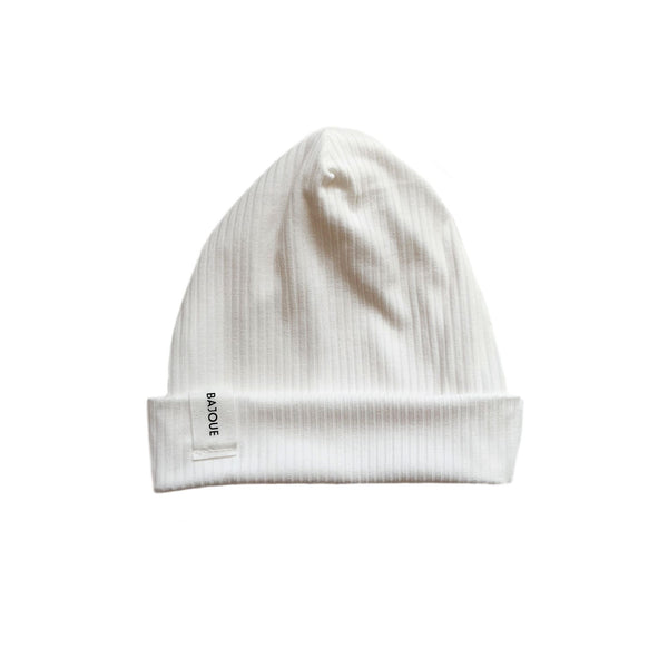 Bamboo beanie for babies and children - Cream