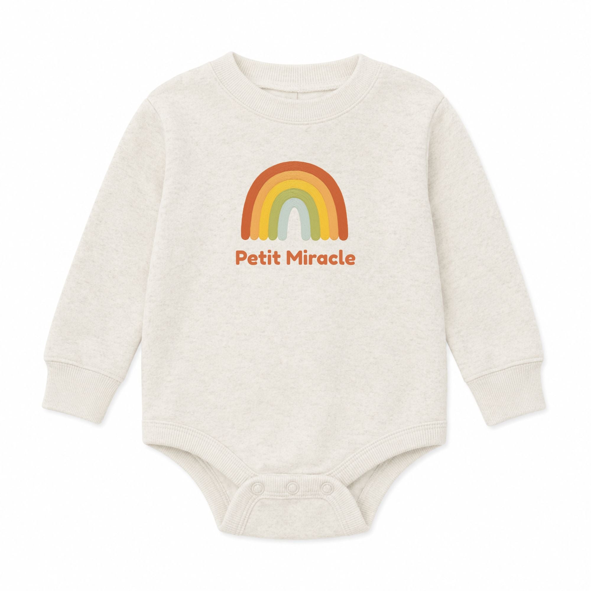Kimono Bodysuit for babies - Cappuccino