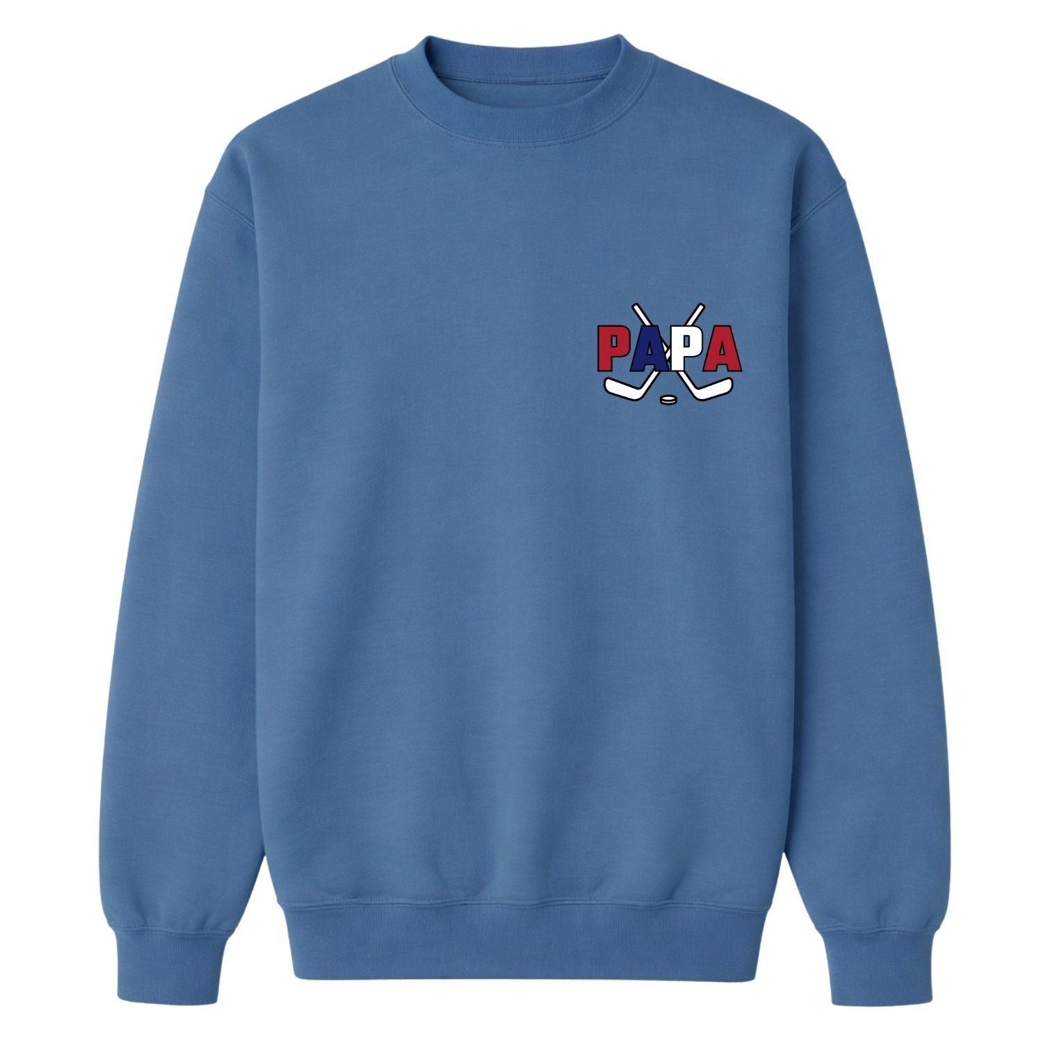 Crewneck pour hommes- Papa Hockey